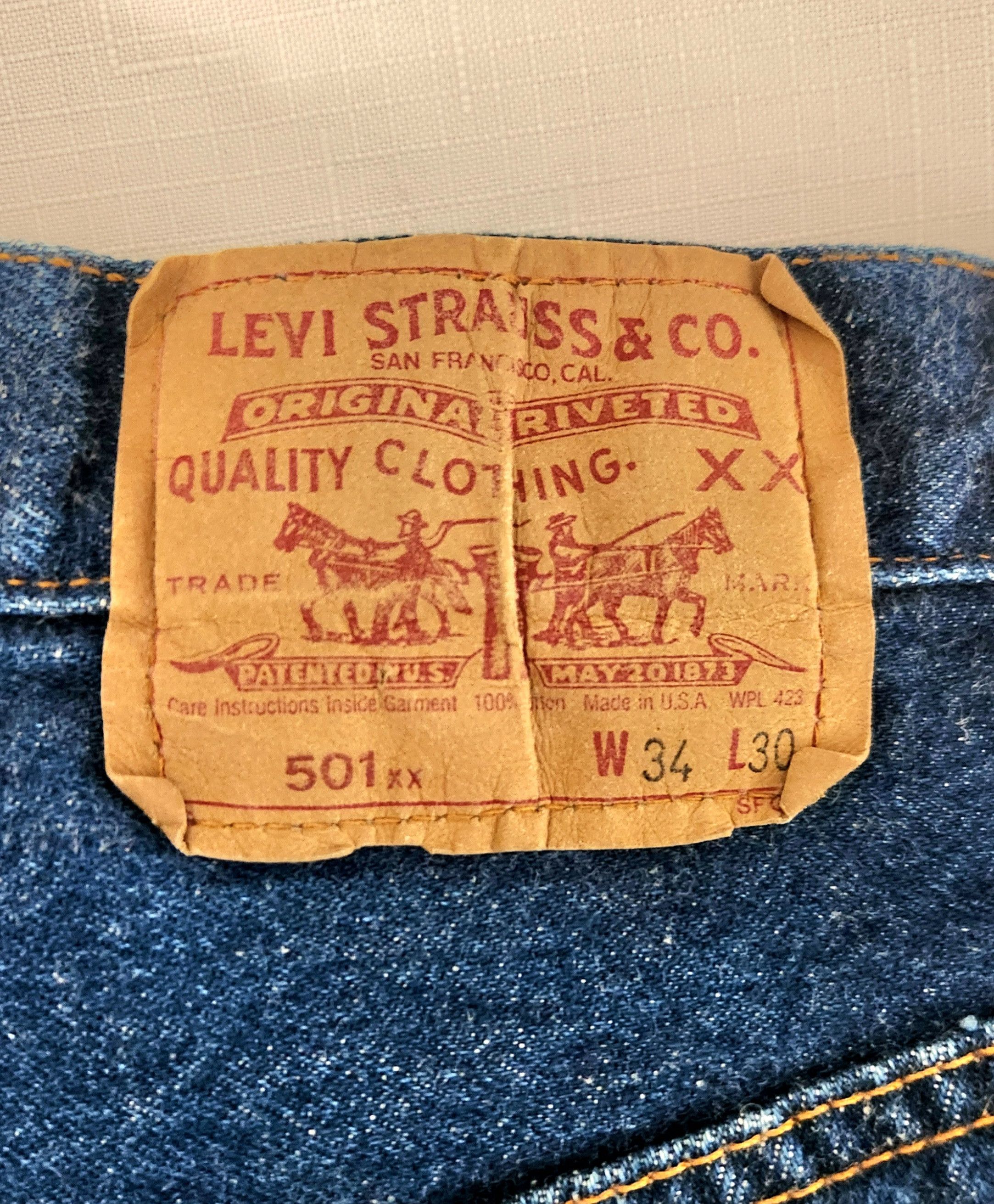Levi's × Vintage Levi's True Vintage 501 XX USA Made VTG Red Tab OG Blue 34 Size US 34 / EU 50 - 9 Thumbnail