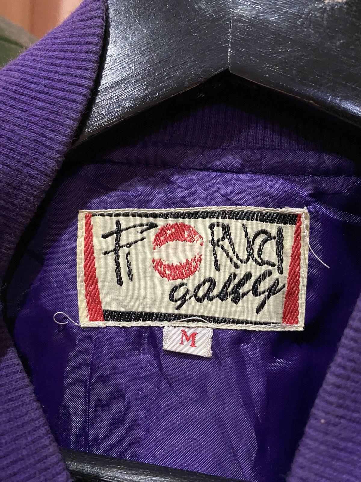 Fiorucci Fiorucci Vintage Purple Nylon Bomber Jacket Italian Style Size US M / EU 48-50 / 2 - 6 Thumbnail