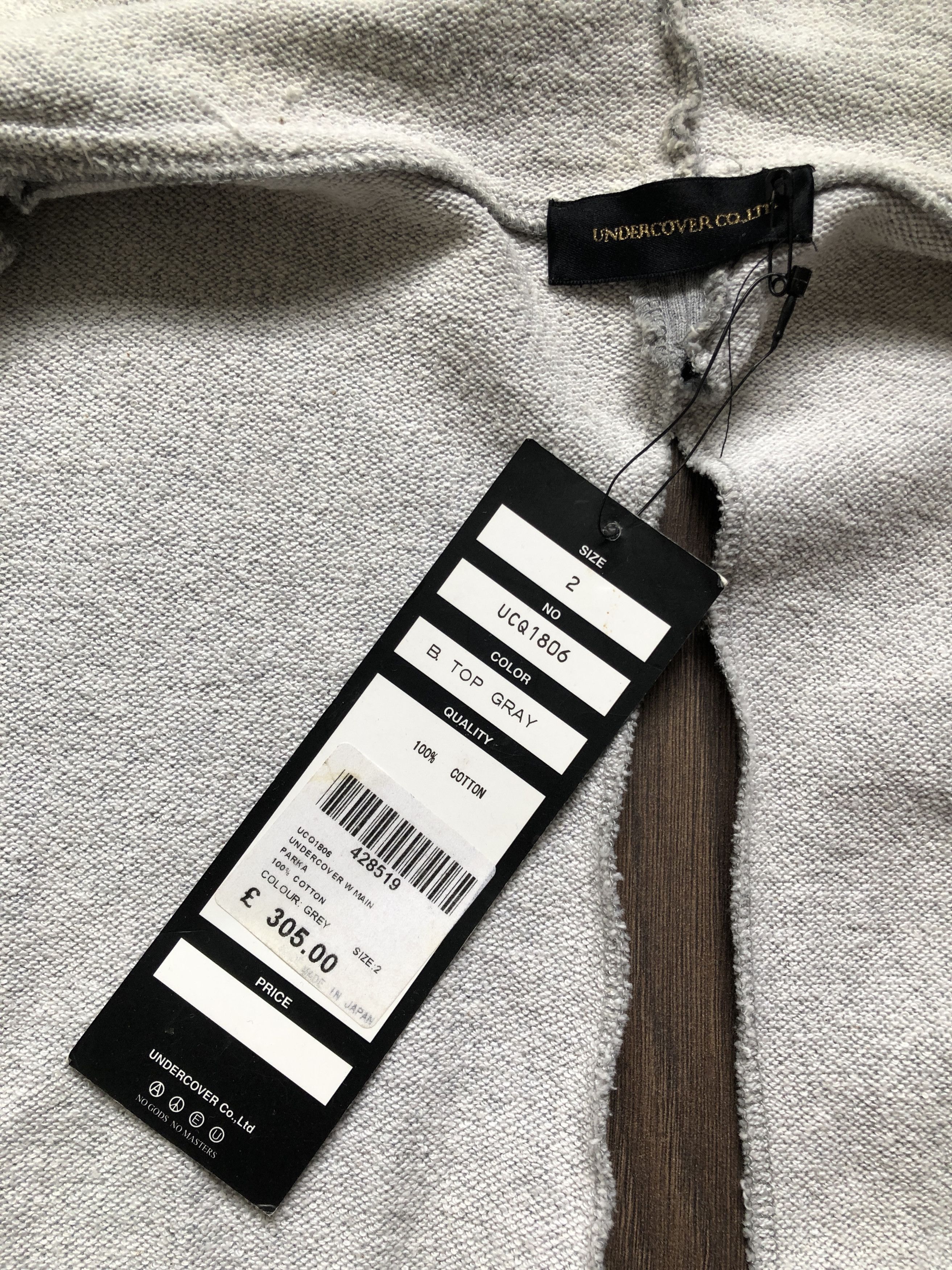 Undercover Undercover SS16 Womens Tied up Hoodie RRP $400 Size M / US 6-8 / IT 42-44 - 6 Thumbnail