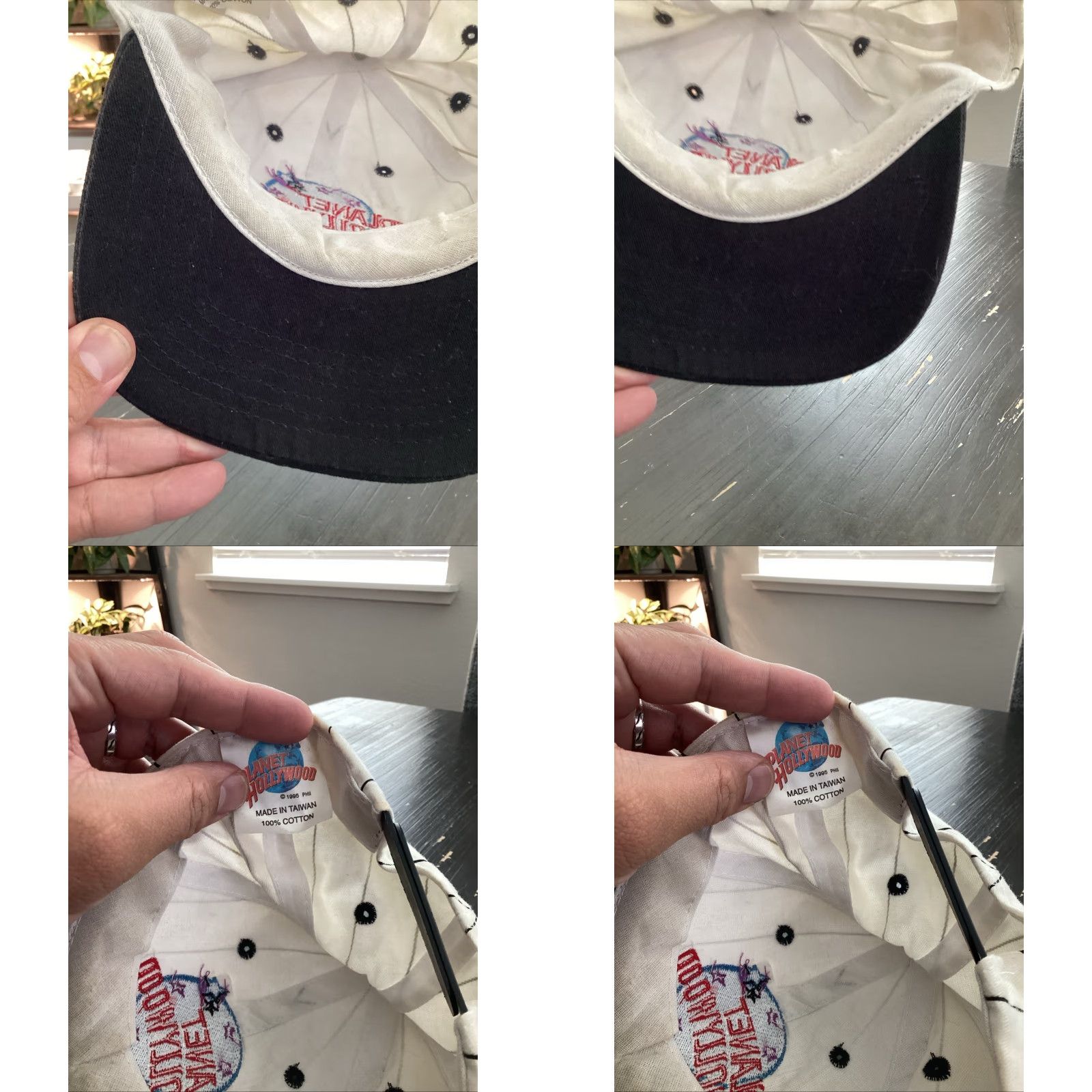 Planet Hollywood VINTAGE Planet Hollywood Snapback Hat Adjustable White Solid USA Casual Unisex Size ONE SIZE - 8 Thumbnail