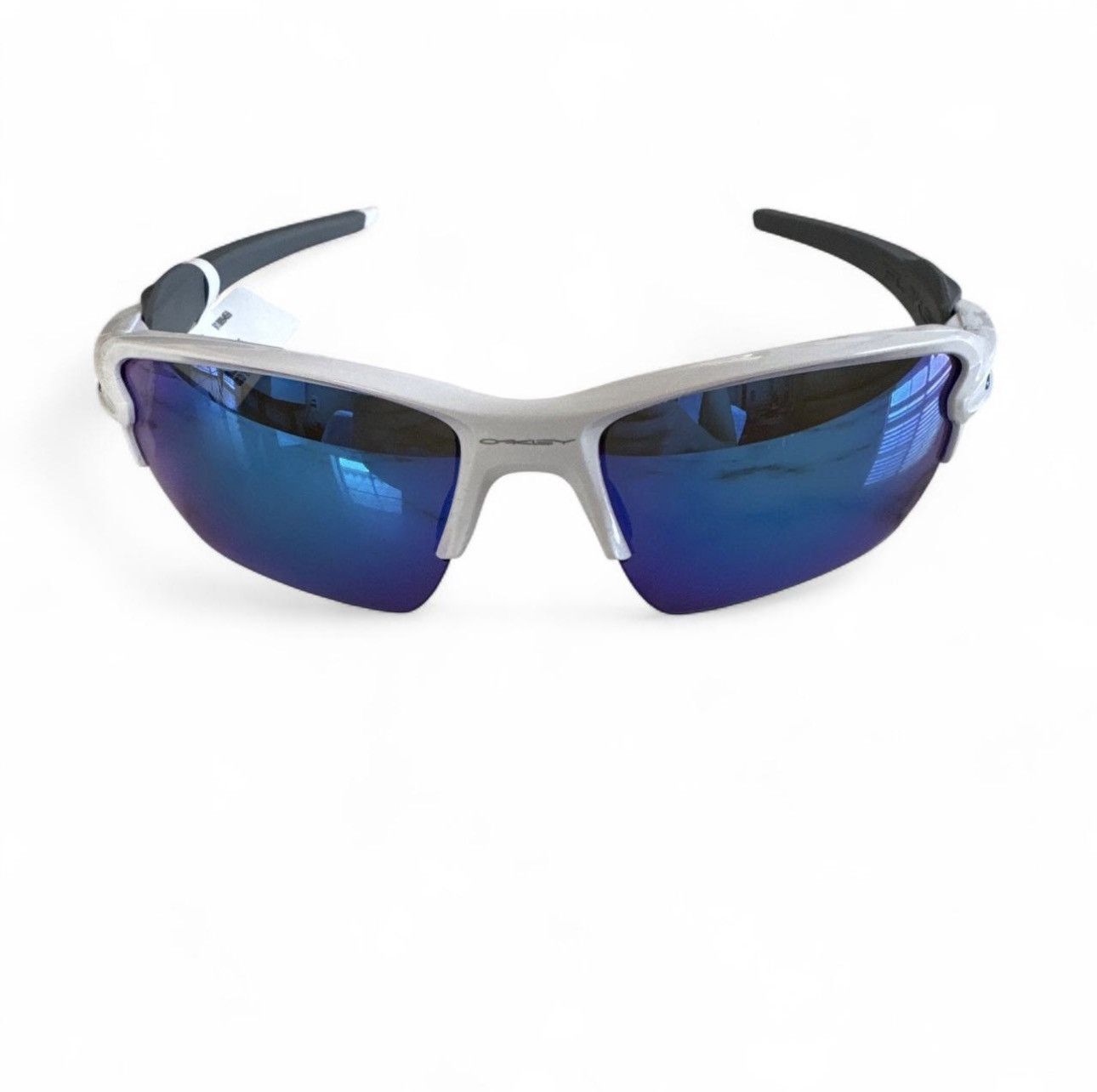 Oakley Oakley Flak 2.0 XL White/Prizm Sapphire – New Size ONE SIZE - 1 Thumbnail