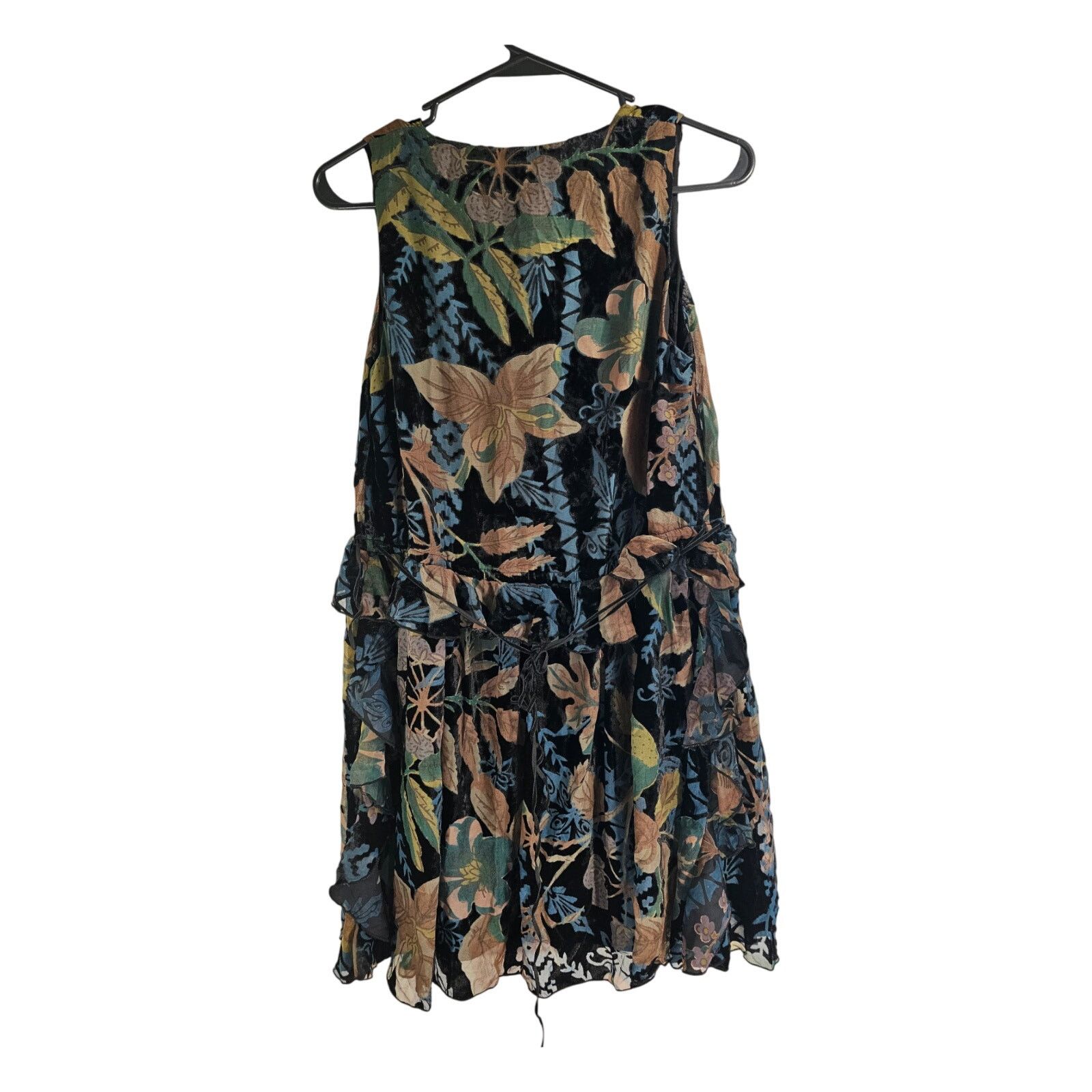 Other Chelsea and Violet Womens Dark Floral Dress Gothic Vintage Size XS / US 0-2 / IT 36-38 - 2 Thumbnail