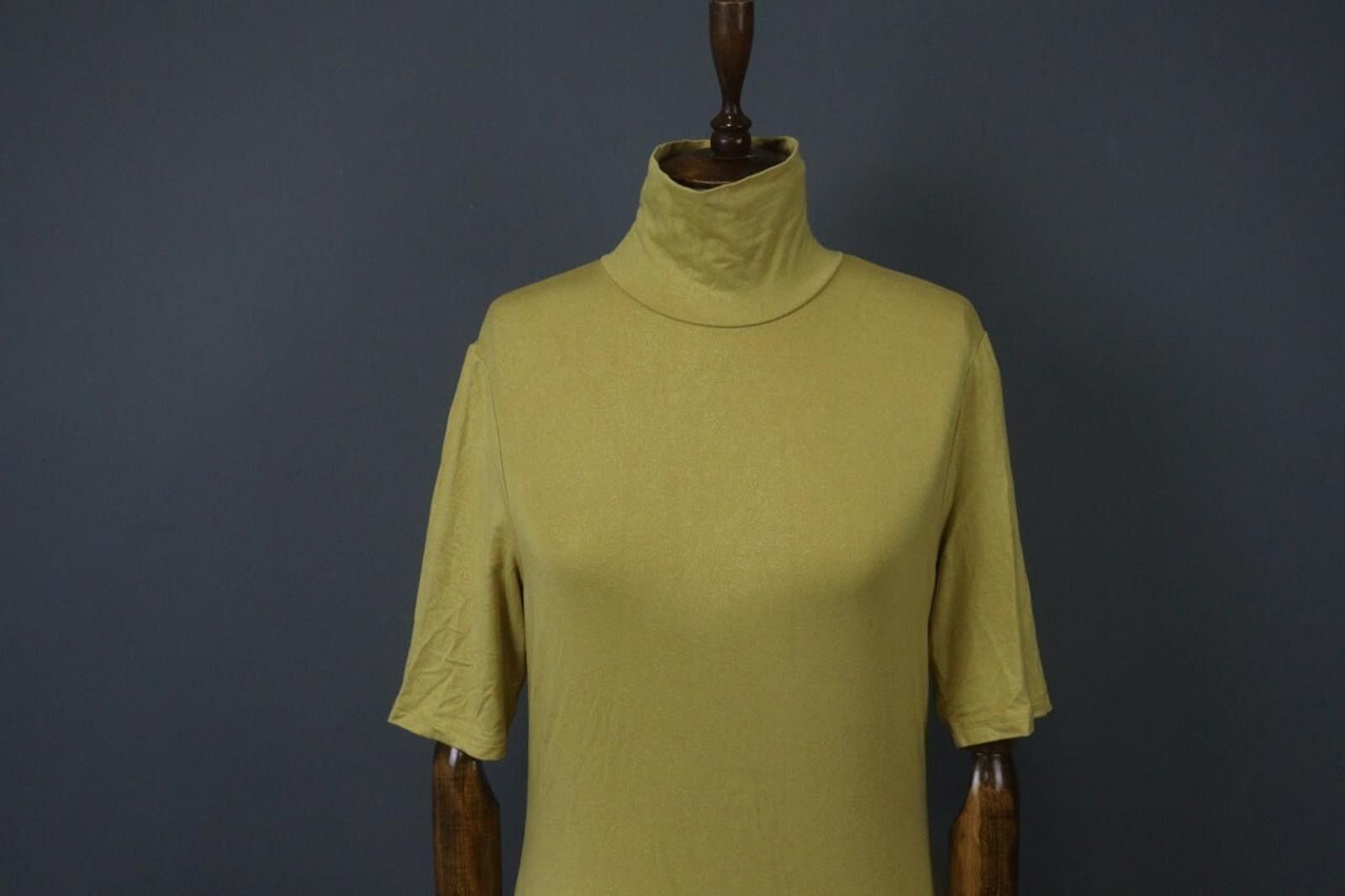 Lauren Ralph Lauren Lauren Ralph Lauren Yellow High Neck Blouse Top Size L Size L / US 10 / IT 46 - 2 Thumbnail
