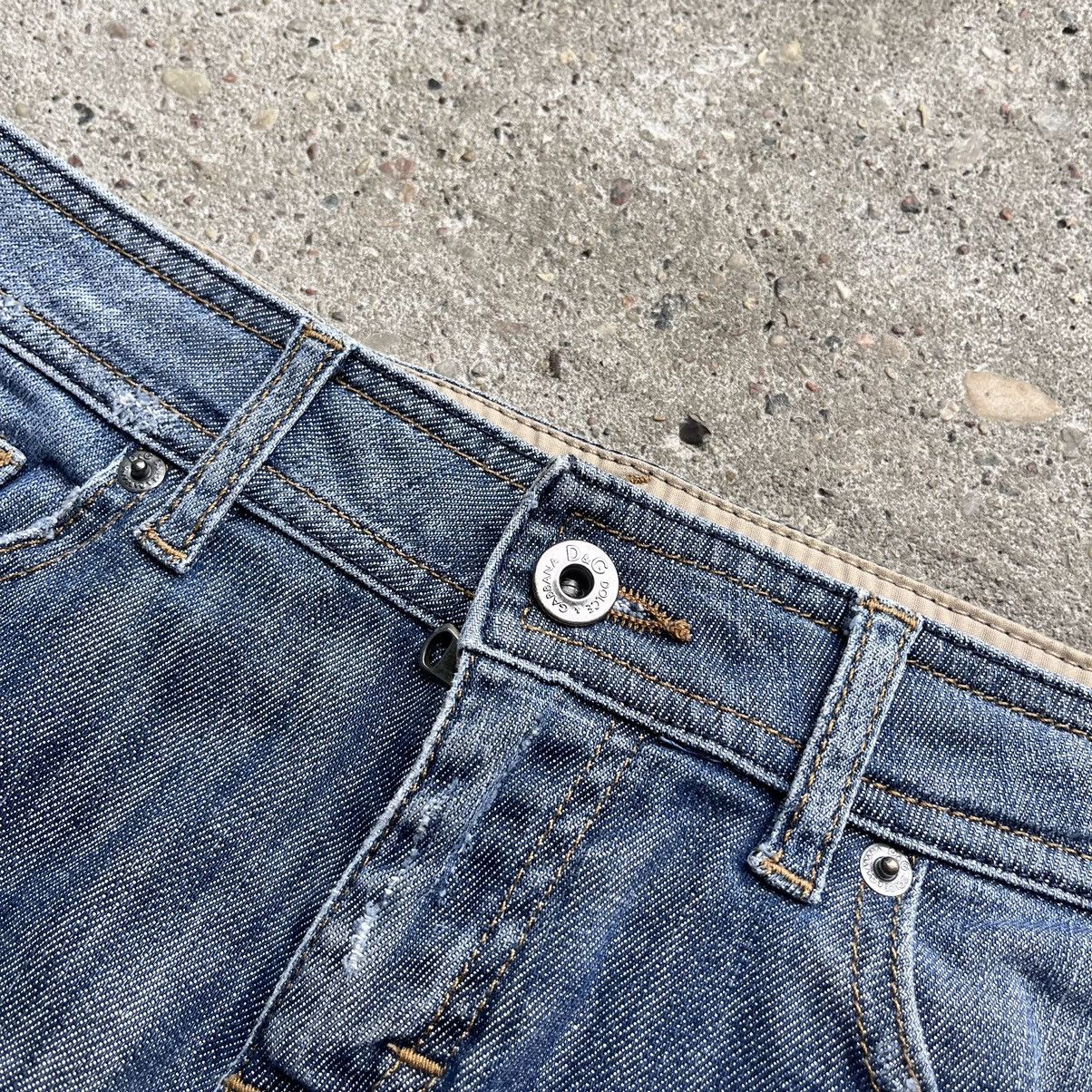 Dolce & Gabbana Dolce Gabbana Jeans Mini Skirt Size 26 Size 25" / US 0 / IT 36 - 4 Thumbnail