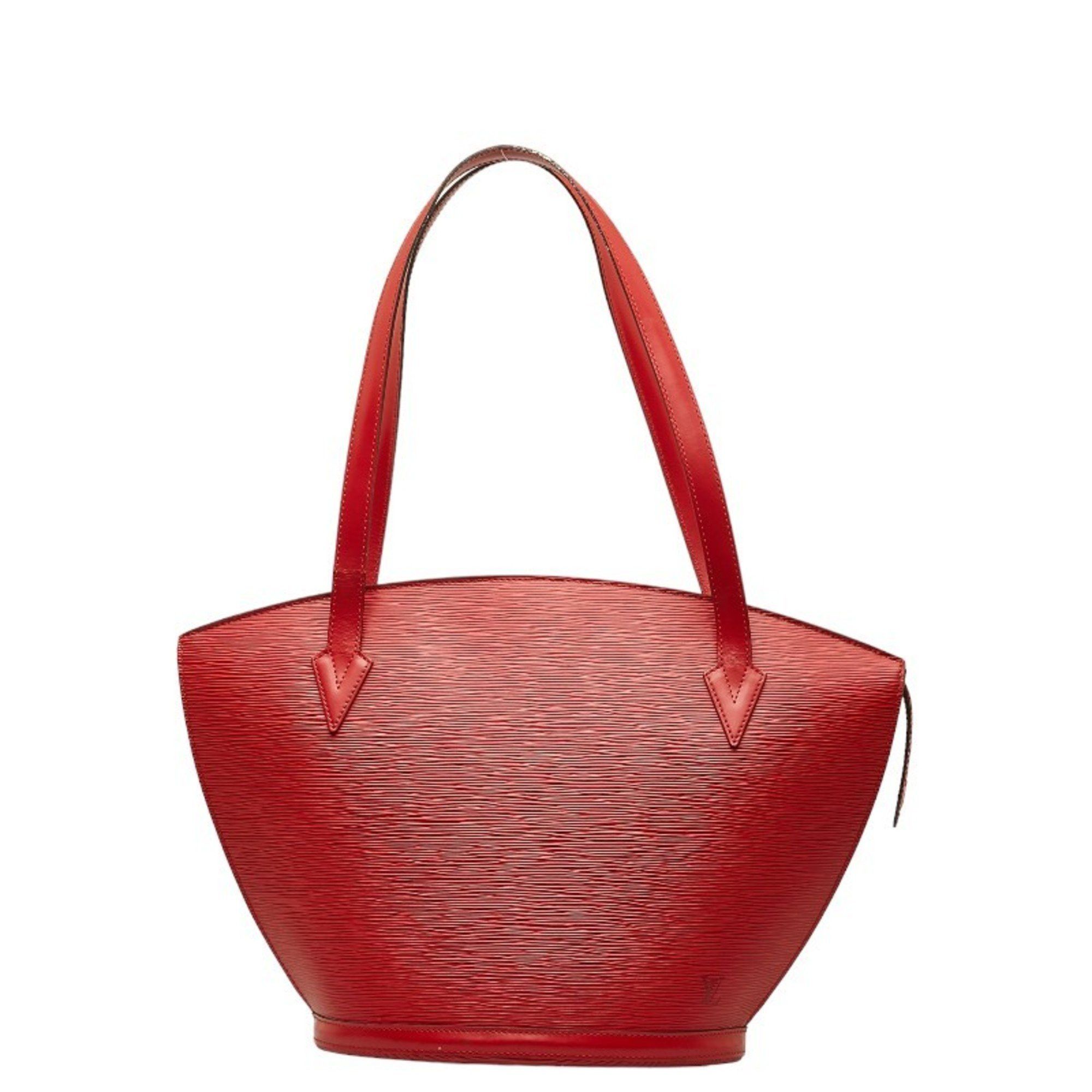 image of Louis Vuitton Epi Saint-Jacques Shoulder Bag Tote M52267 Castilian Red Leather Ladies Louis Vuitton
