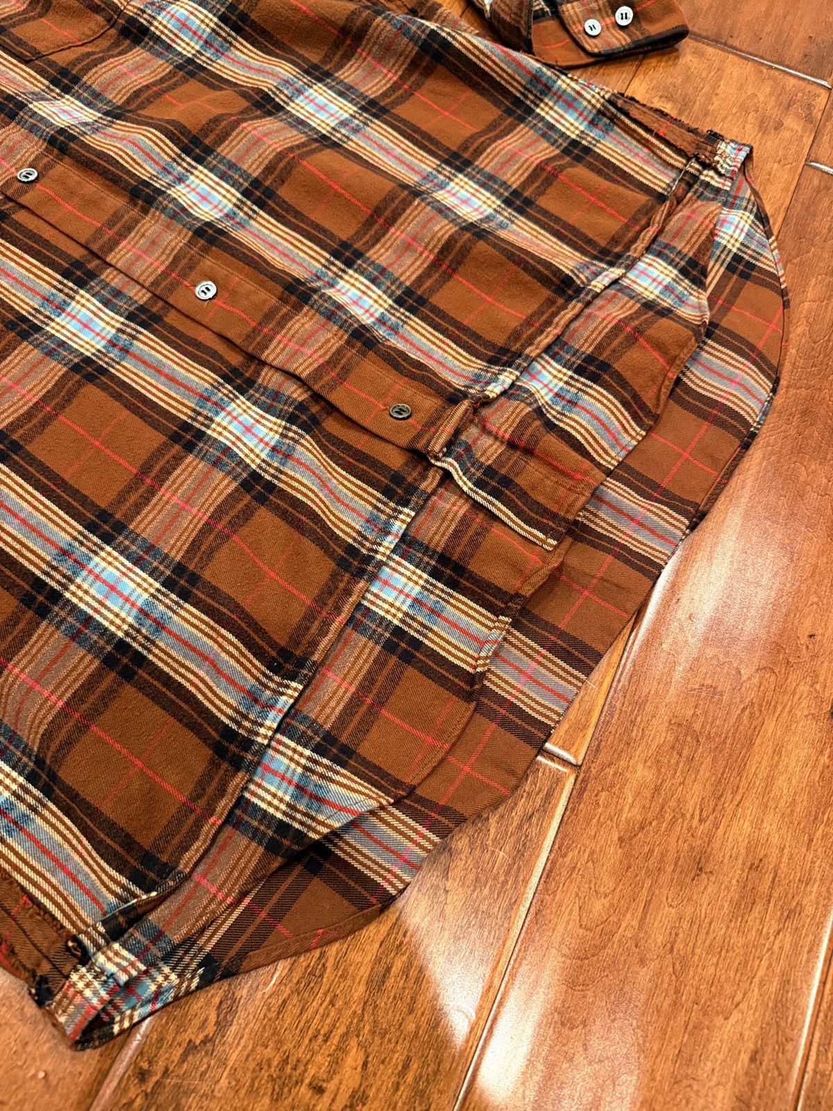 Undercover Undercover split collar flannel Size US XL / EU 56 / 4 - 4 Thumbnail