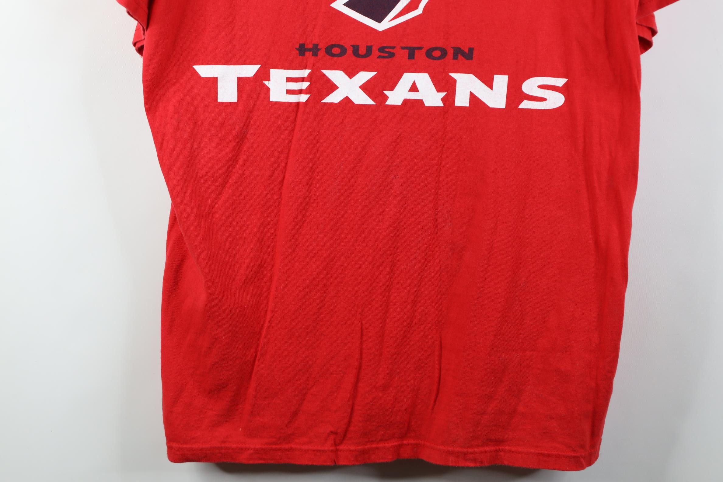 Vintage Vintage 90s Y2K Texans Football Short Sleeve T-Shirt Red Size US XL / EU 56 / 4 - 3 Thumbnail