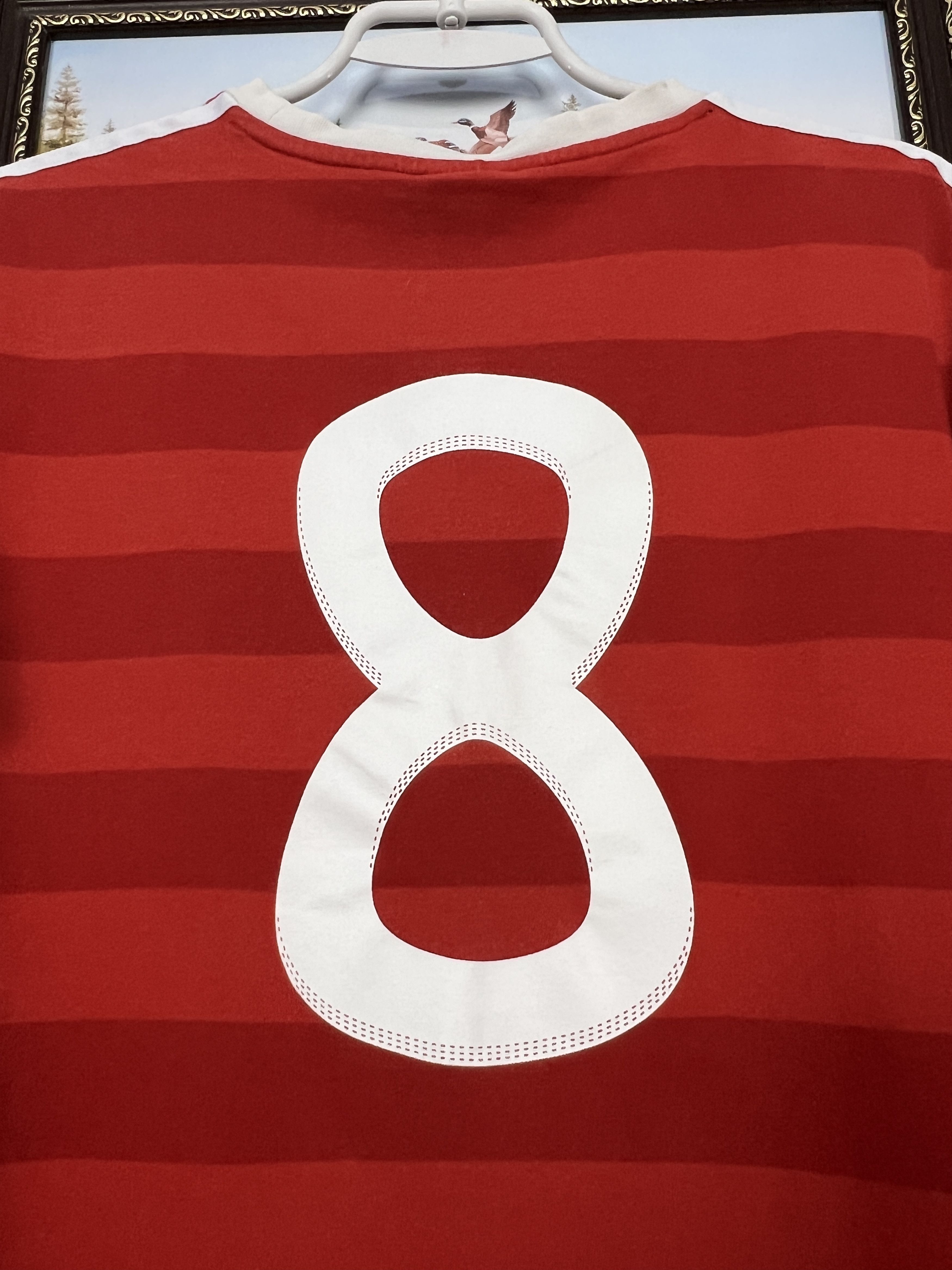 Adidas Vintage Adidas Liverpool Football Train Shirt #8 Gerrard Size US L / EU 52-54 / 3 - 15 Thumbnail