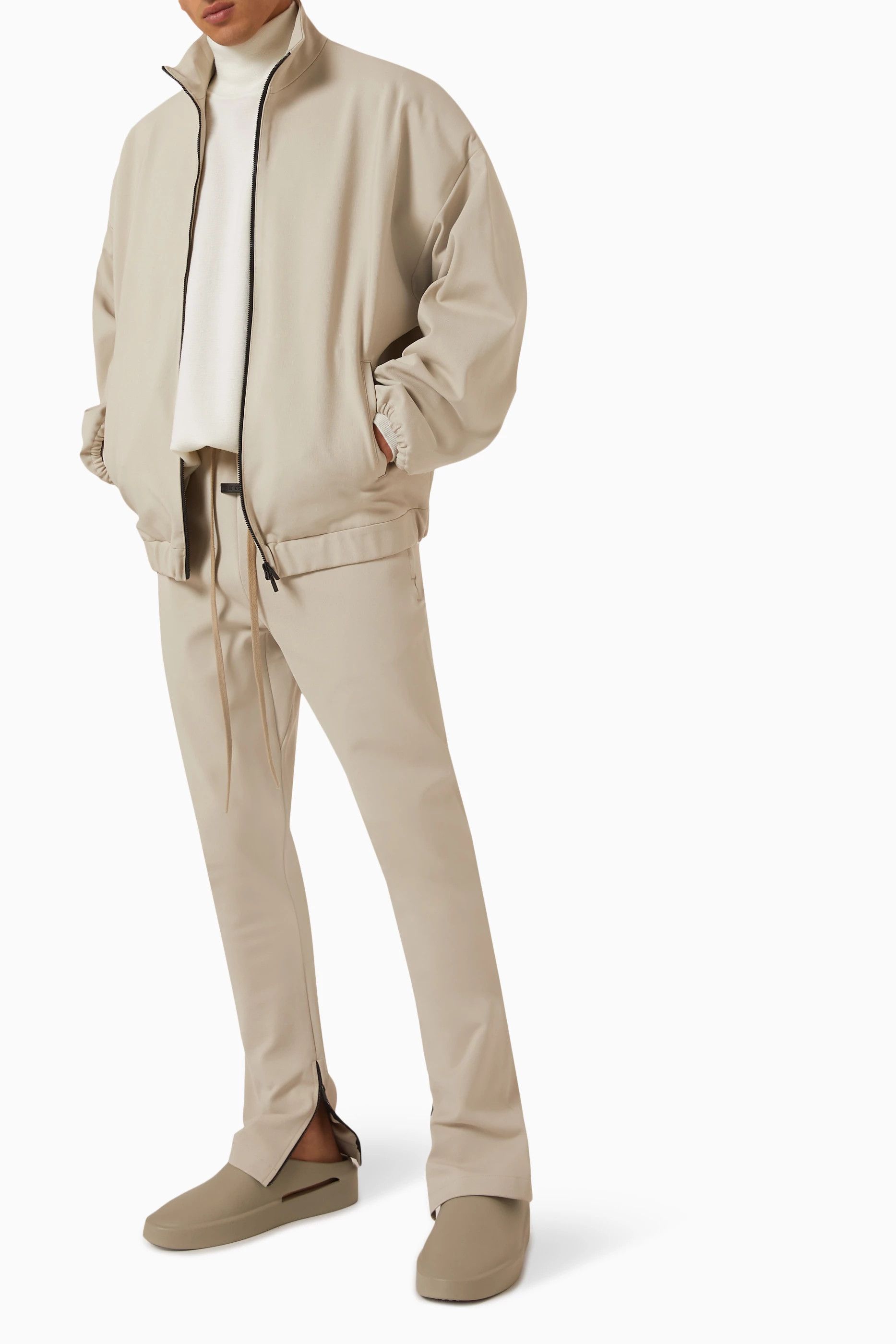 Fear of God o1y0125 Turtleneck Jacket in Off White Size US M / EU 48-50 / 2 - 4 Thumbnail