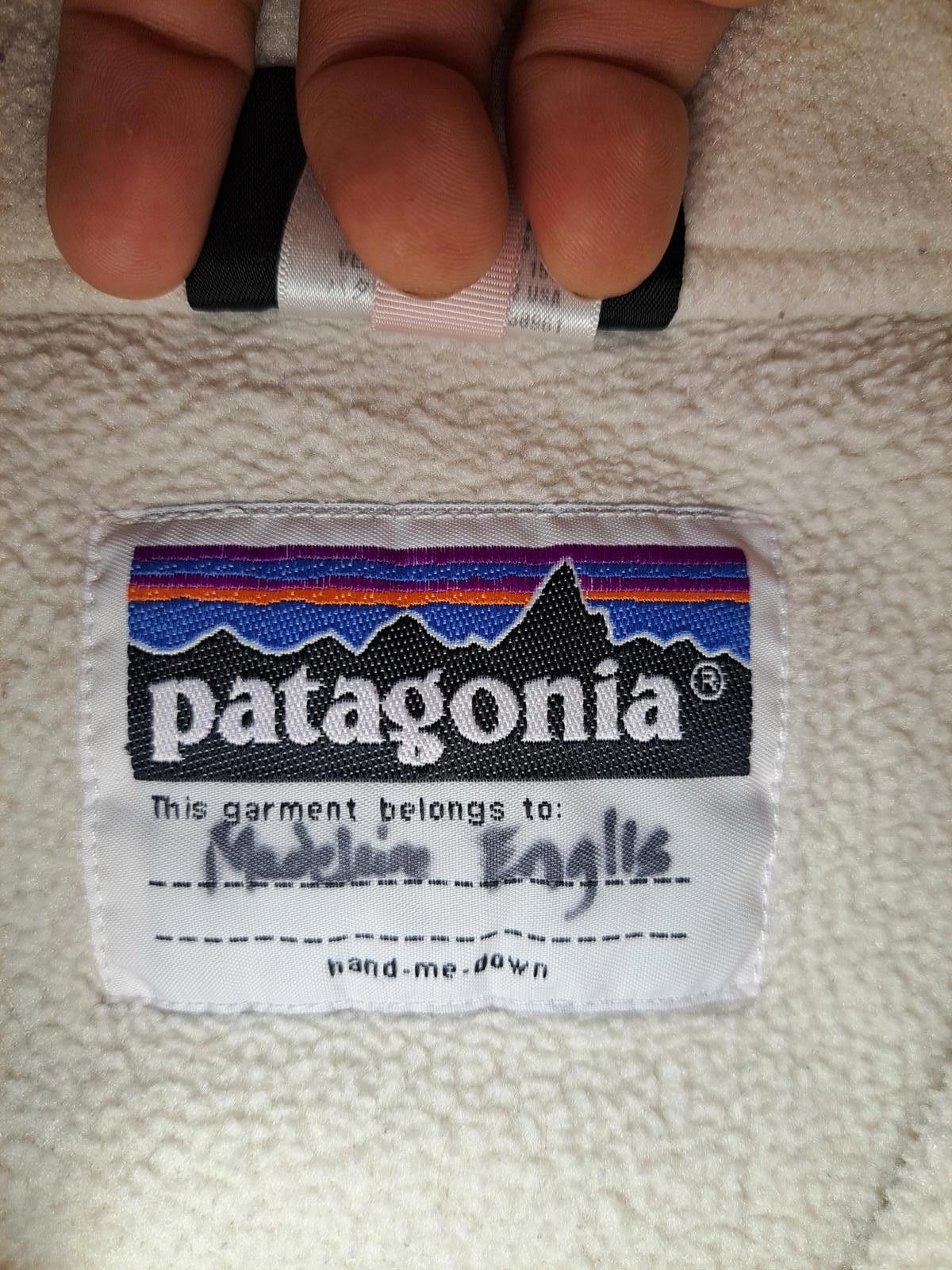 Patagonia VINTAGE Patagonia Synchilla Pullover Jacket Kids XL 14 Cream Size US XL / EU 56 / 4 - 2 Thumbnail