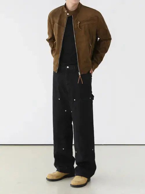 Jean Baggy Black Flared Denim Jeans Size US 30 / EU 46 - 3 Thumbnail