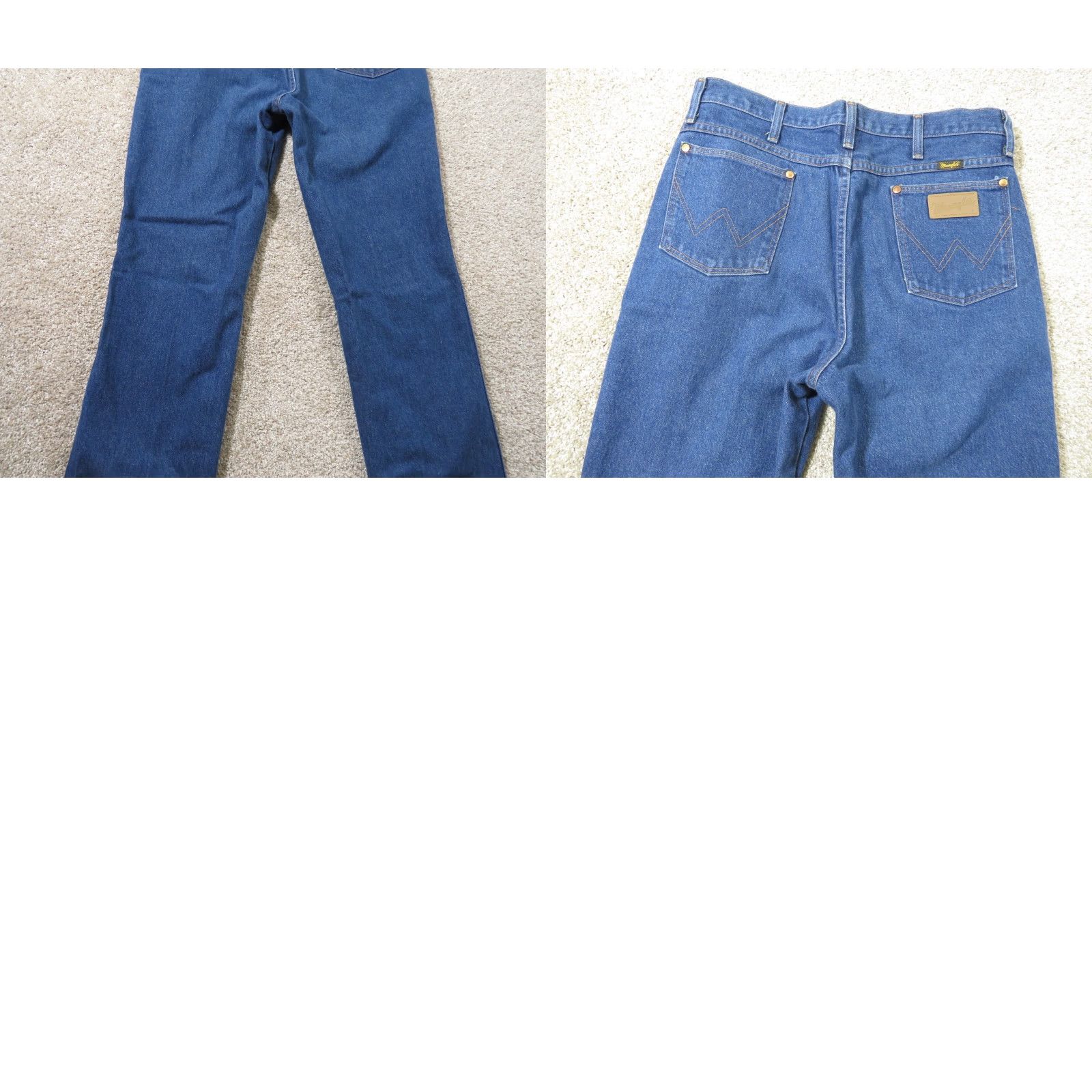 Wrangler VINTAGE Wrangler Jeans Men's 34x37.5 Blue 639DEN Cowboy Cut Made in USA Rodeo Wrangler Cowboy Cut Jeans Mens 34x37.5 Blue Cowboys Size US 34 / EU 50 - 9 Thumbnail