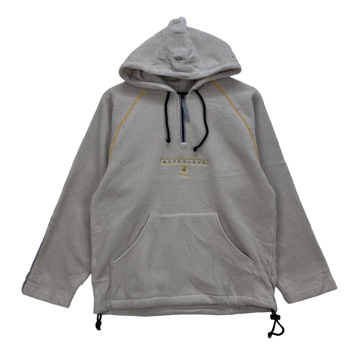 Body Glove × Vintage Vintage Bodyglove Hooded Fleece Jacket Size US S / EU 44-46 / 1 - 1 Thumbnail