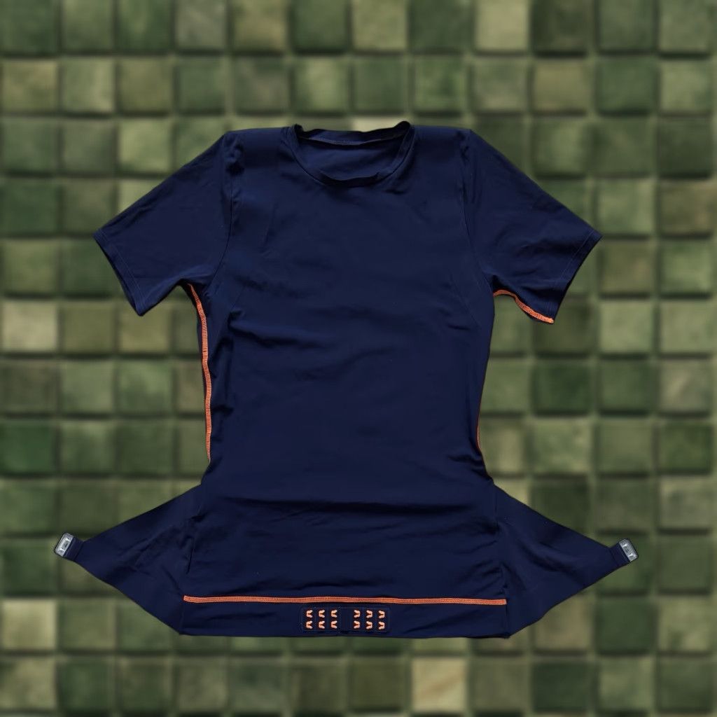 Salomon Salomon T-Shirt Men M Blue Activewear LYNE FIT Compression Corrective Back Support 90s? Size US M / EU 48-50 / 2 - 1 Thumbnail