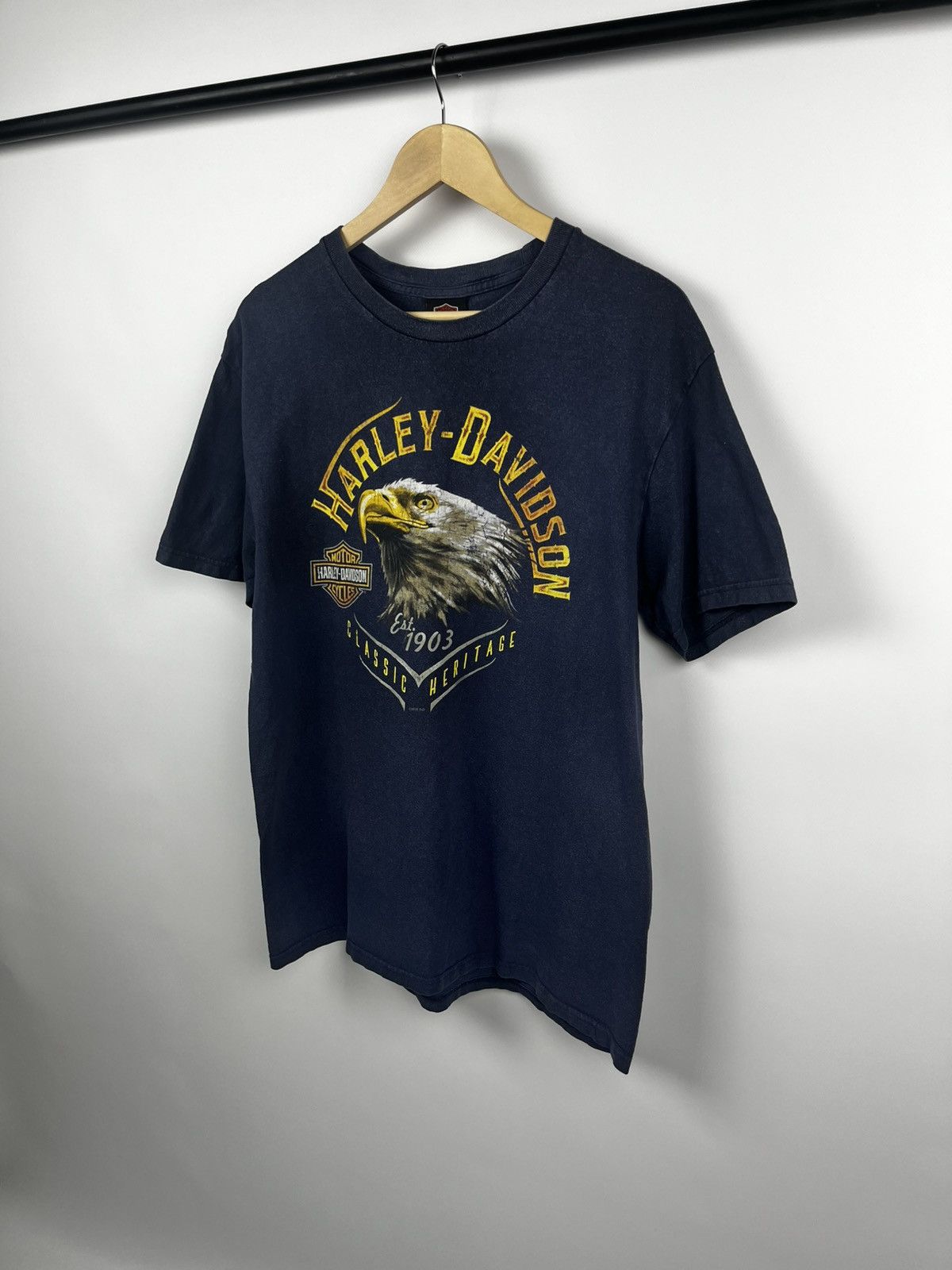 Harley Davidson Harley Davidson Orlando big logo t shirt size L Size US L / EU 52-54 / 3 - 3 Thumbnail