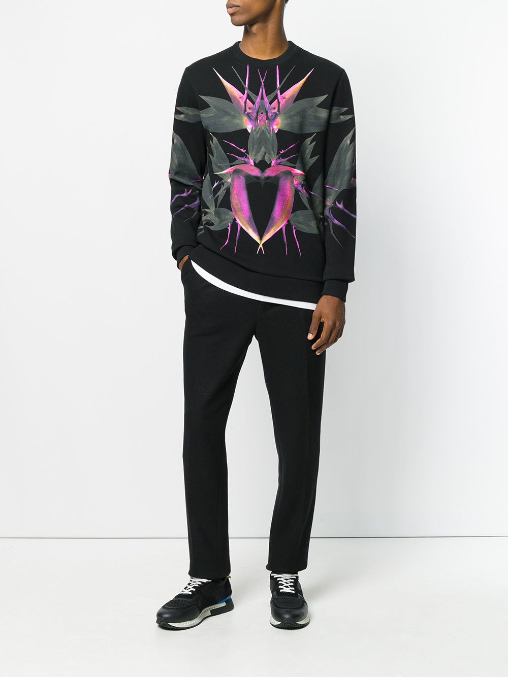 Givenchy Black Birds of Paradise Sweatshirt Size M / US 6-8 / IT 42-44 - 5 Thumbnail