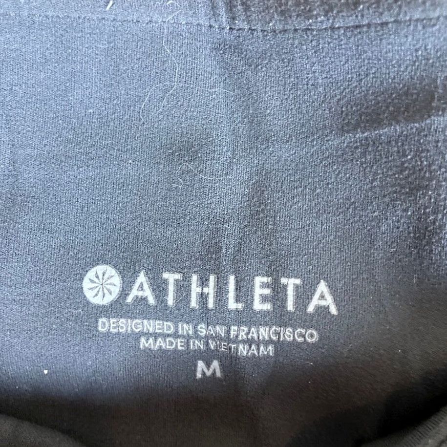 Athleta Athleta Womens Pants Charcoal Pull On Athletic Nylon Stretch Leggings Medium Size 32" / US 10 / IT 46 - 4 Thumbnail