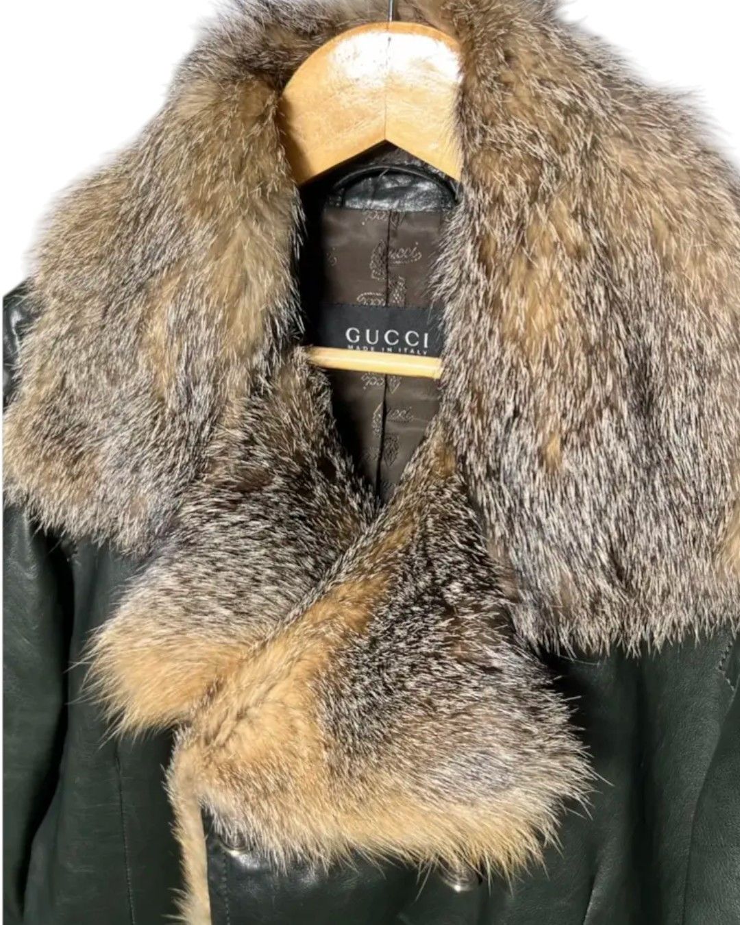 Gucci F/W 2007 RUNWAY FOX FUR LEATHER JACKET Size US M / EU 48-50 / 2 - 6 Thumbnail