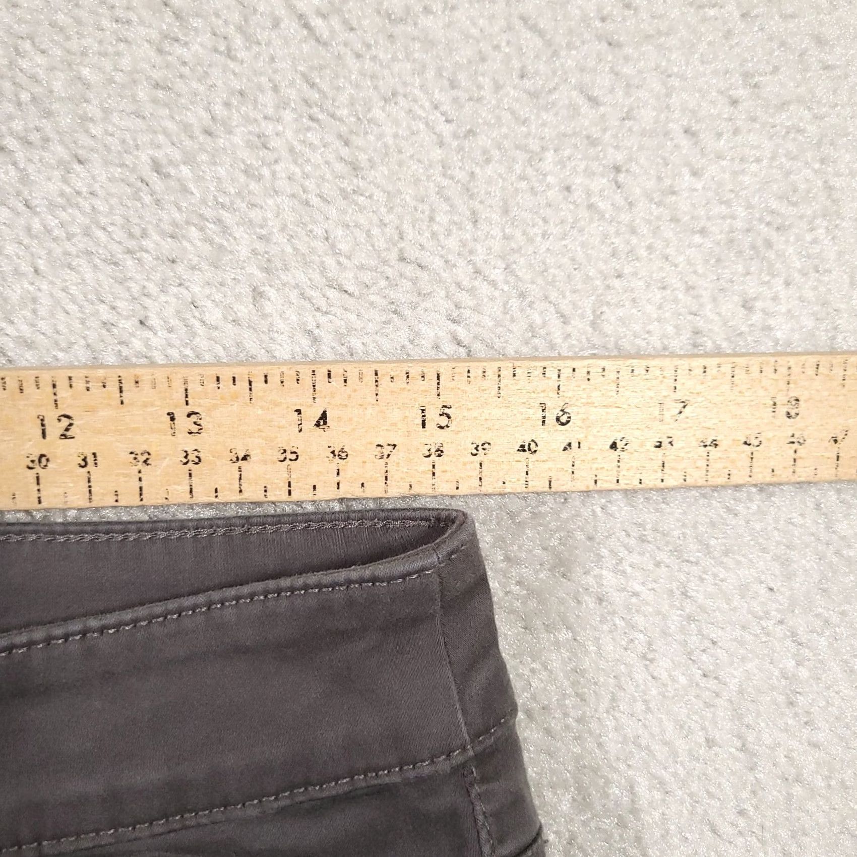 Vintage Chicos Skinny Jeans Womens Size XS Gray Stretch Chico Size 0.5 Jeans Regular 30 in Inseam 29.5 in Gray Denim Size 26" / US 2 / IT 38 - 4 Thumbnail