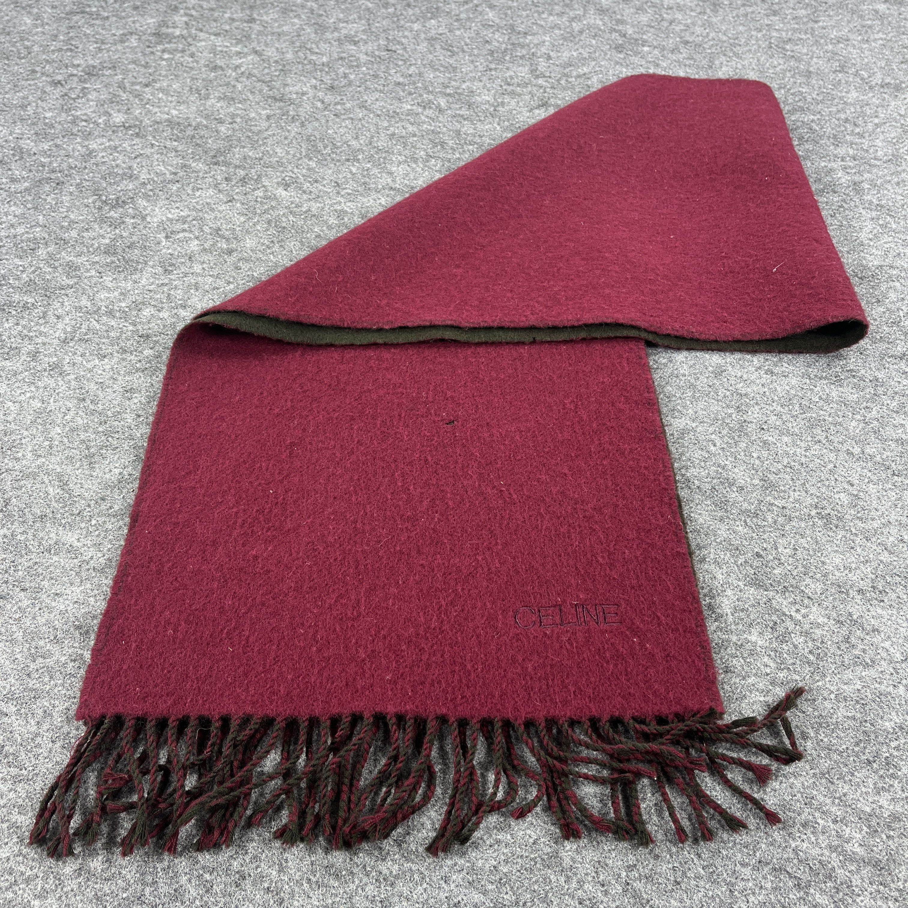 Vintage Winter Session CeLinE Scarf / Muffler / Neckwear T1056 Size ONE SIZE - 3 Thumbnail