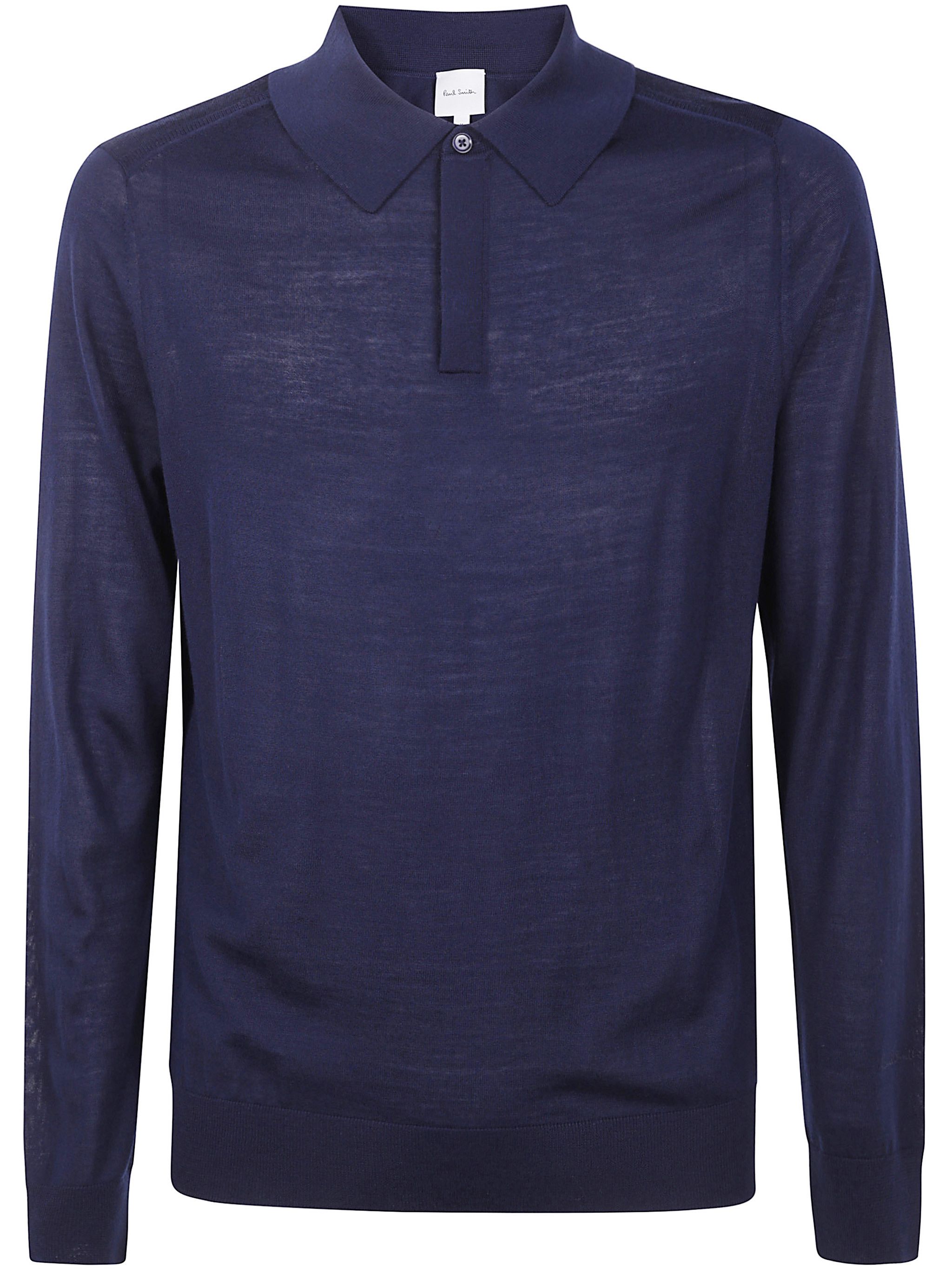 MENS SWEATER LS POLO