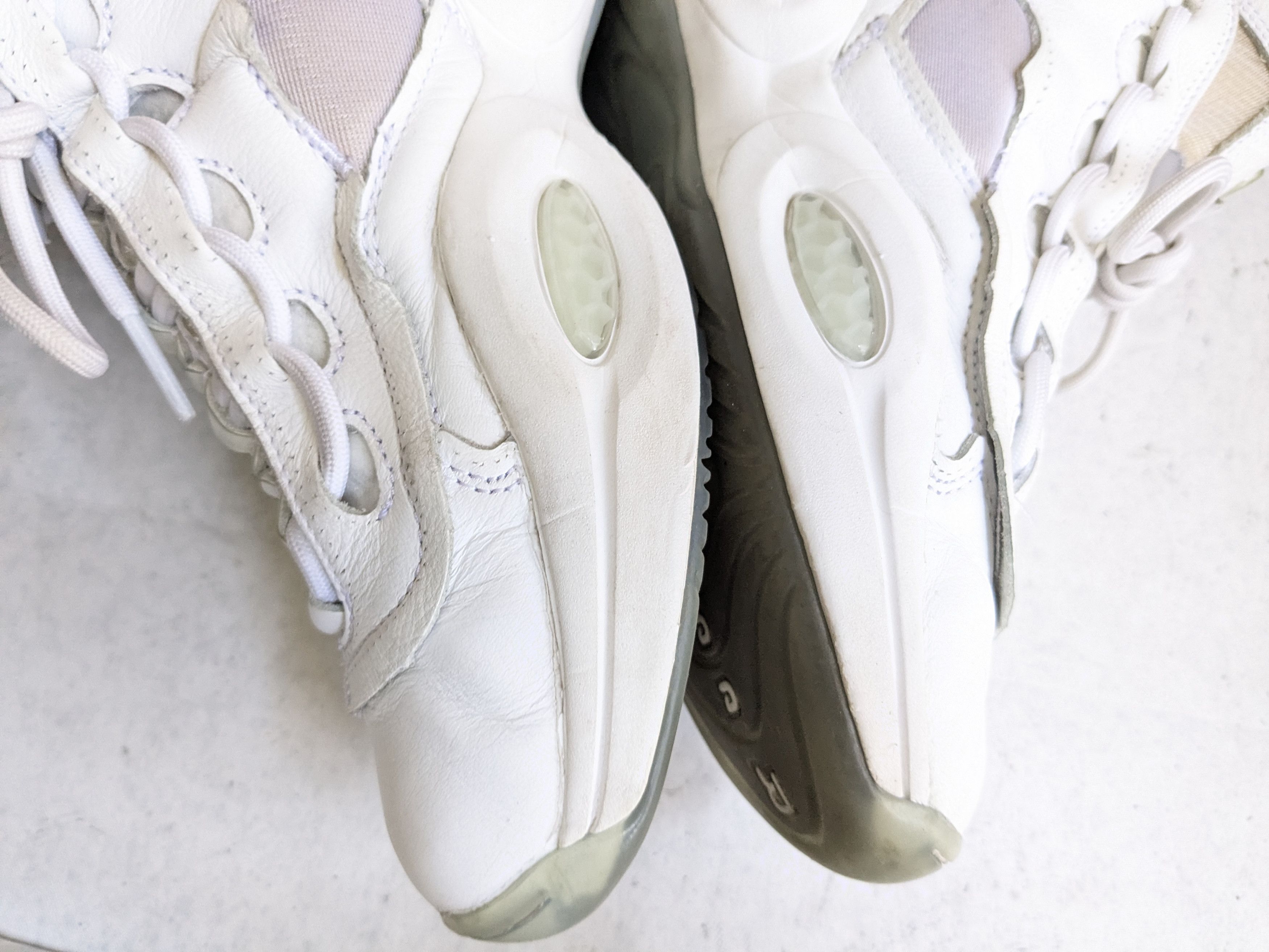 Maison Margiela × Reebok Maison Margiela Reebok Question White 9 High Tops Leather Size US 9 / EU 42 - 7 Thumbnail