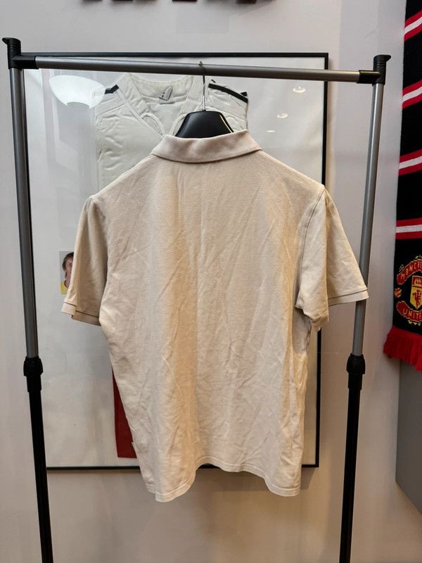 Vintage × Yves Saint Laurent Vintage YSL Yves Saint Laurent Beige Cream Shirt Polo M Size US M / EU 48-50 / 2 - 2 Thumbnail