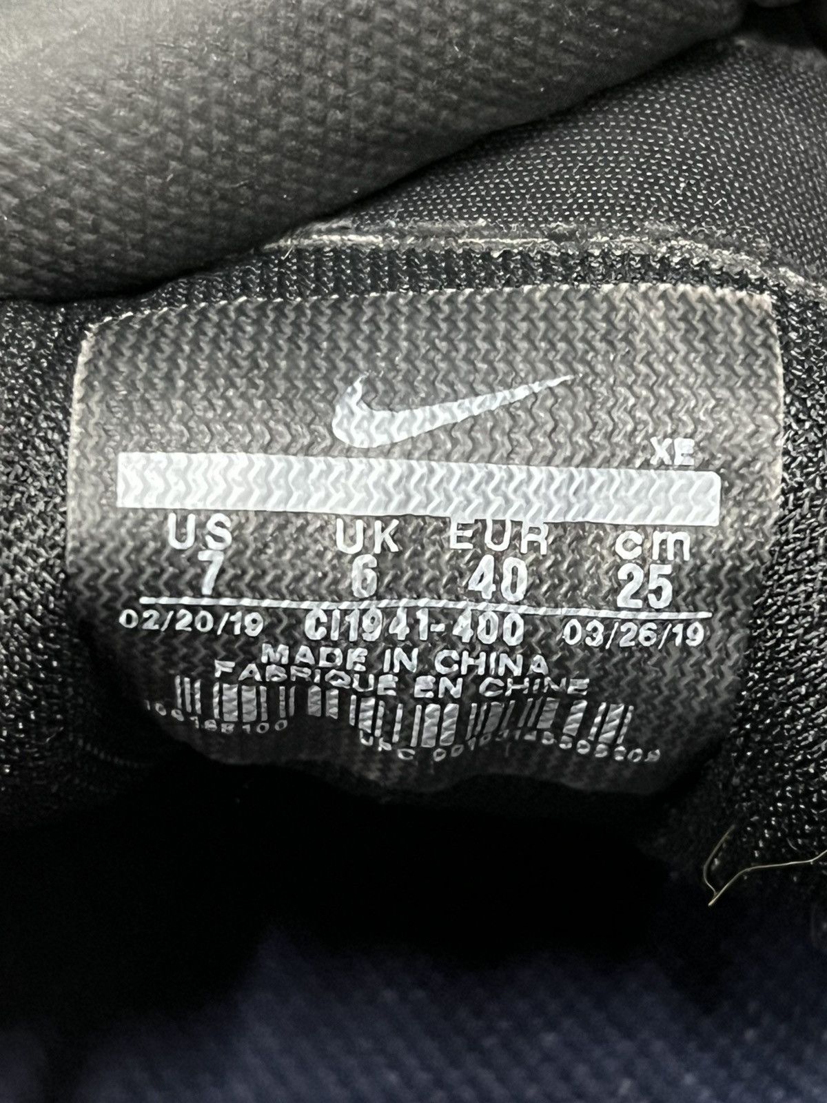 NFL 2019 Nike Air Zoom Pegasus 36 New England Patriots Size US 7 / EU 40 - 8 Thumbnail
