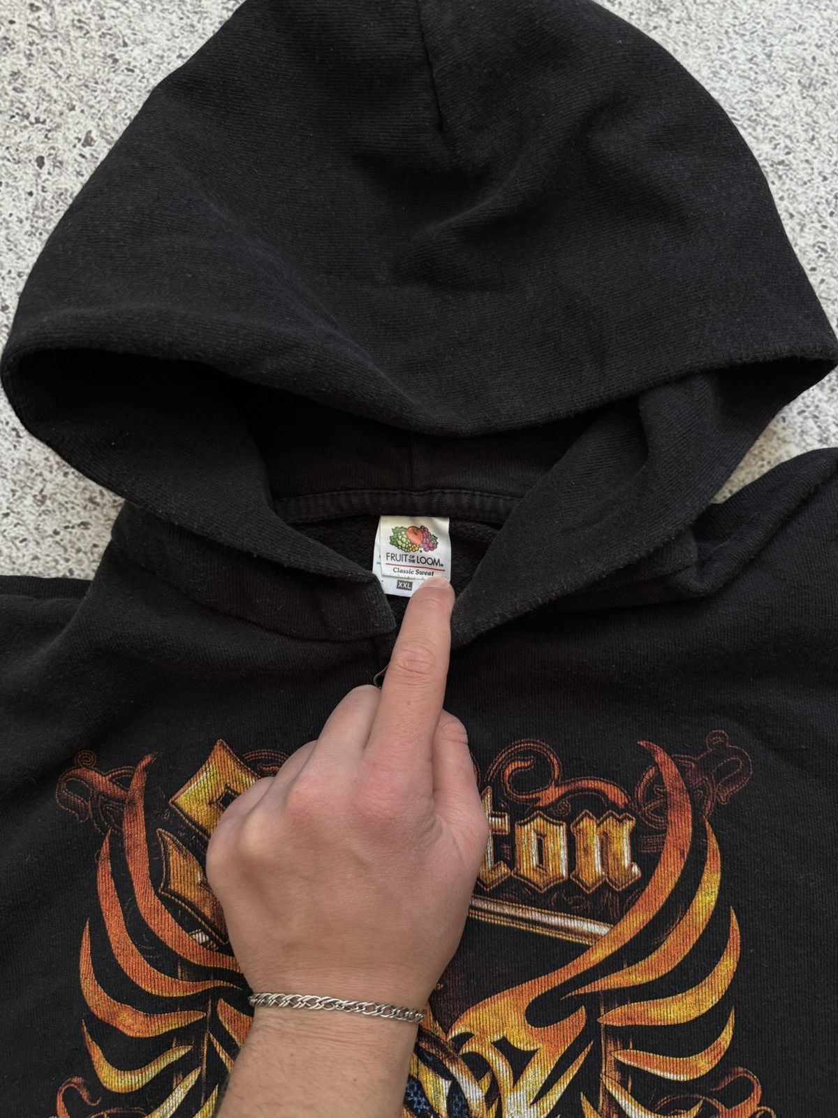 Band Tees × Vintage Vintage 2010 Sabaton Coat Of Arms Rock Band Retro Hoodie Size US XXL / EU 58 / 5 - 9 Thumbnail