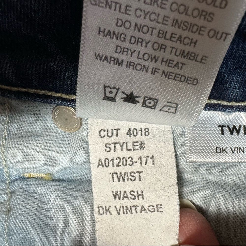 AMO AMO Twist Dark Vintage Jeans Size 26 Size 26" / US 2 / IT 38 - 6 Thumbnail
