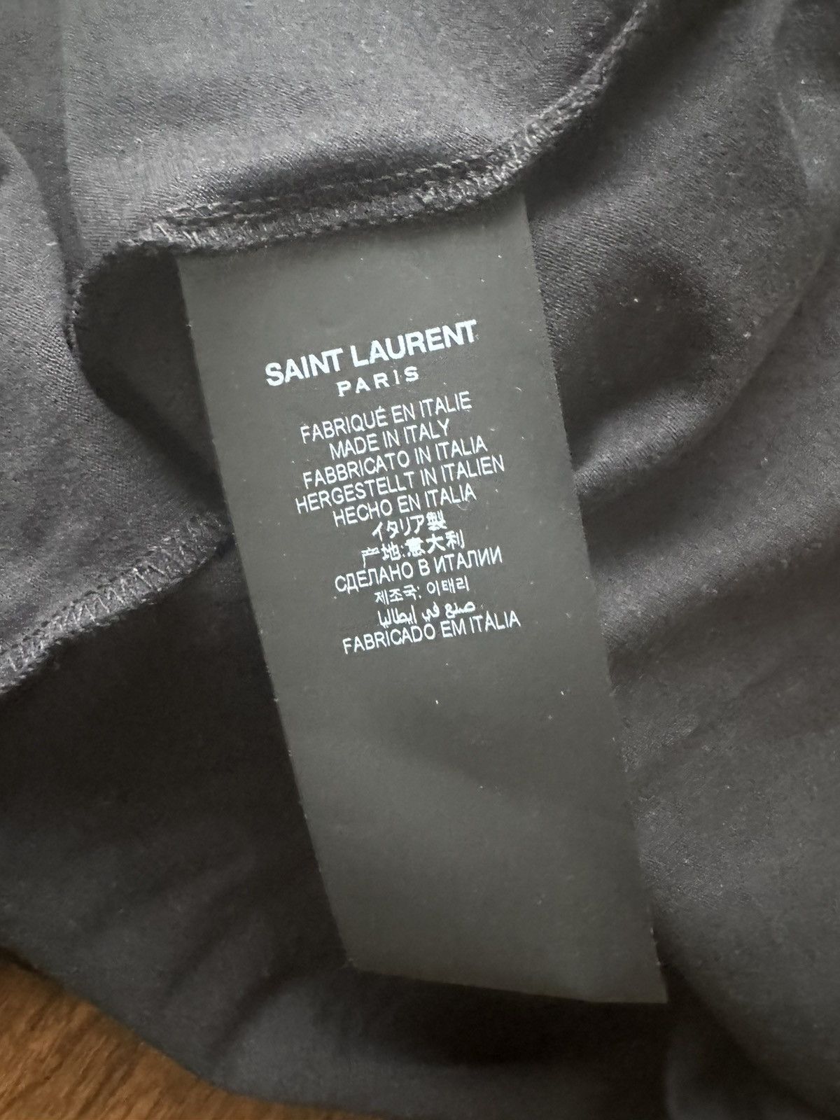 Yves Saint Laurent Saint Laurent Classic Tshirt Size US L / EU 52-54 / 3 - 3 Thumbnail