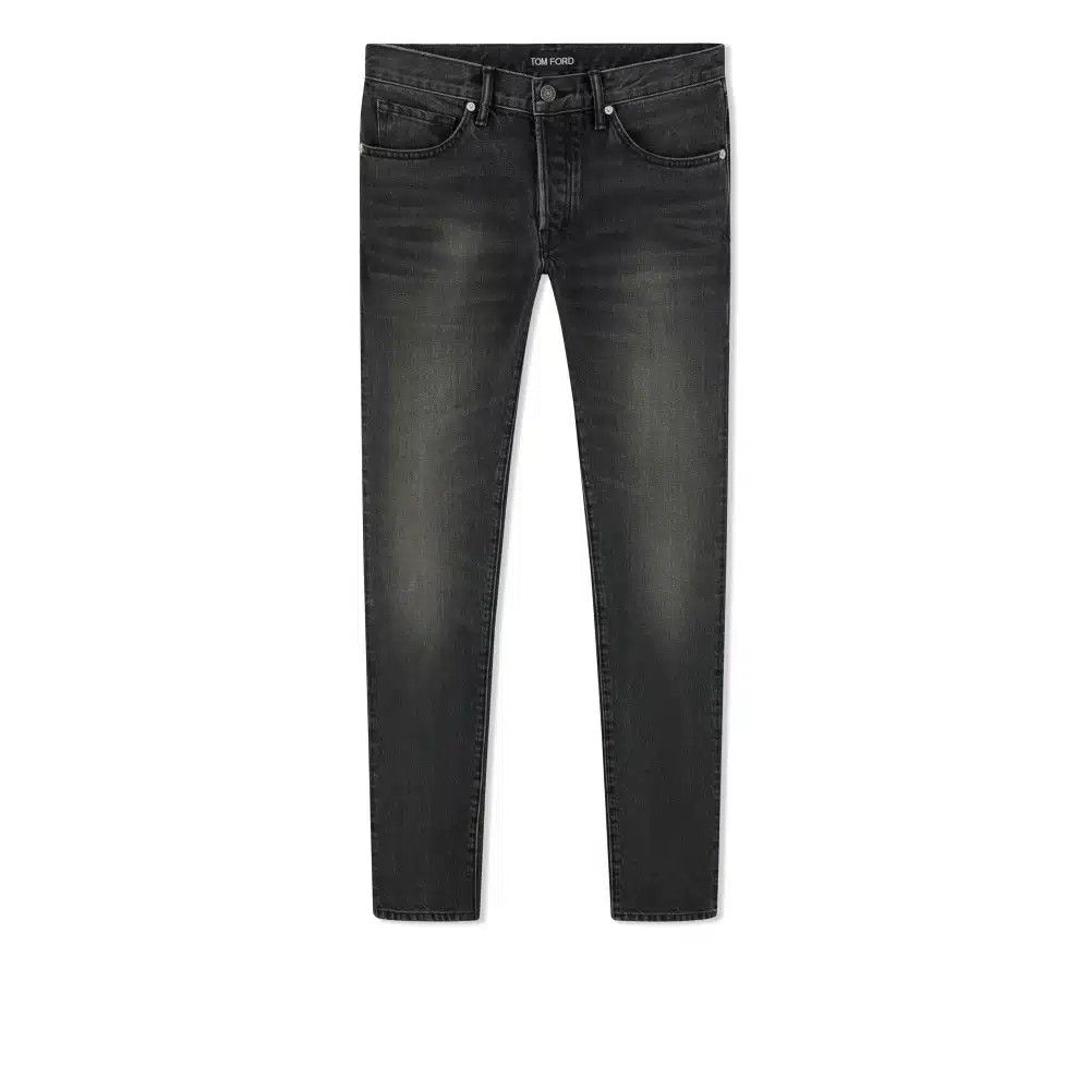 Off-White o1loc1c1125 DPS001 Slim Fit Denim Pant in Dark Grey Size US 28 / EU 44 - 1 Preview