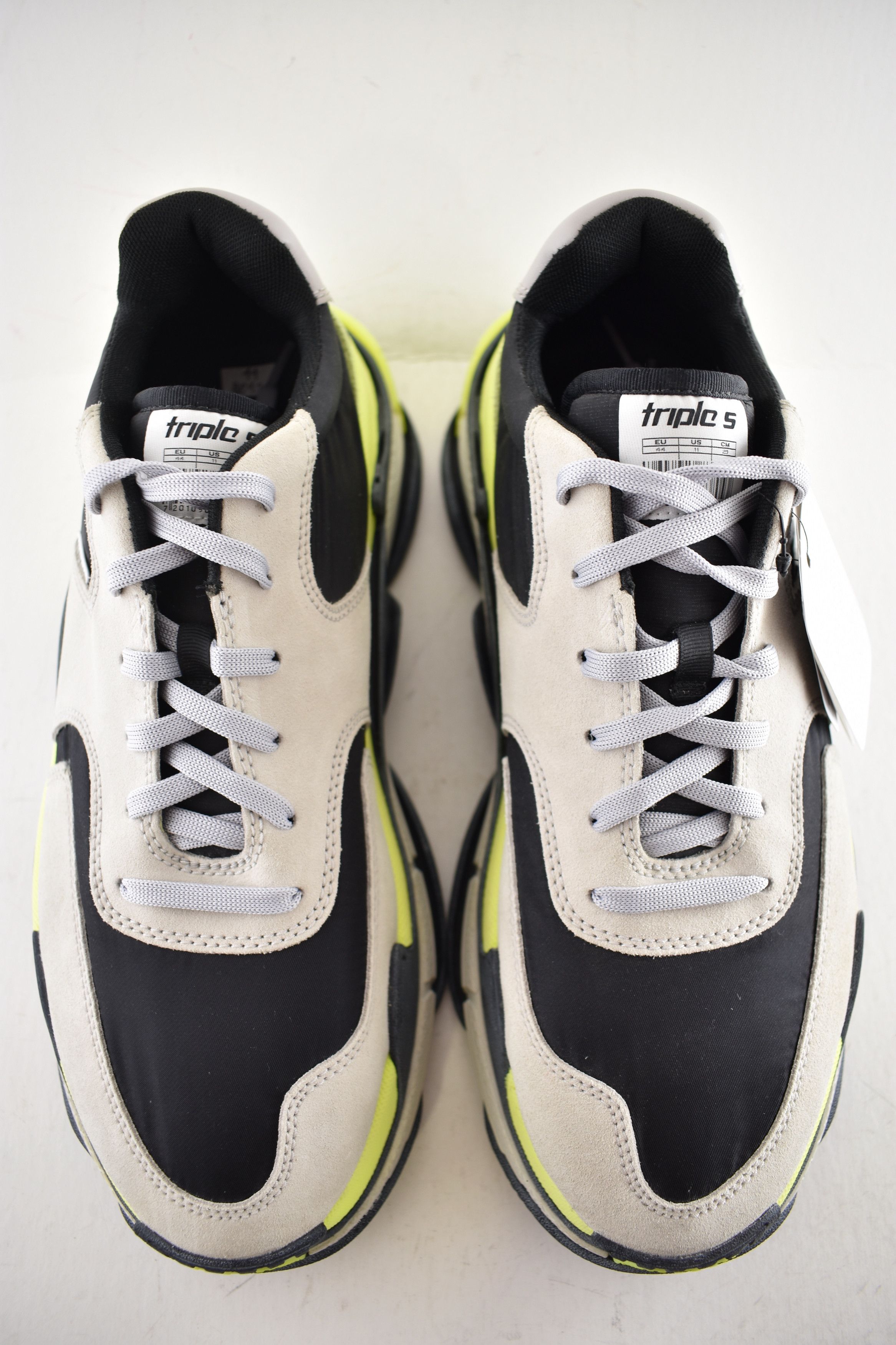 Balenciaga Balenciaga Triple S V2 Grey Jaune Trainer Sneaker 44 11 Size US 11 / EU 44 - 8 Thumbnail