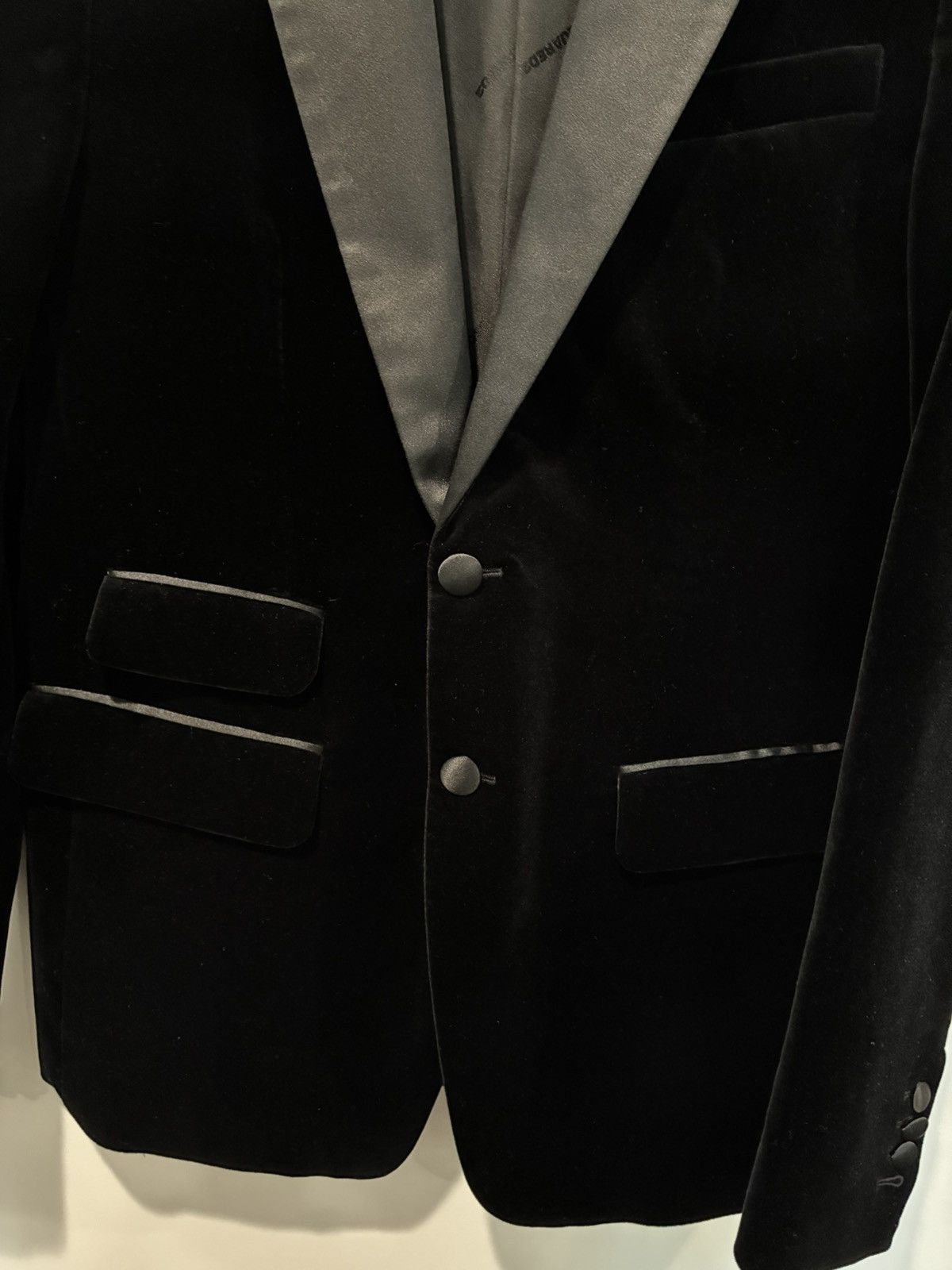 Dsquared2 Dsquared2 Velvet Tuxedo Blazer Size 54L - 5 Thumbnail