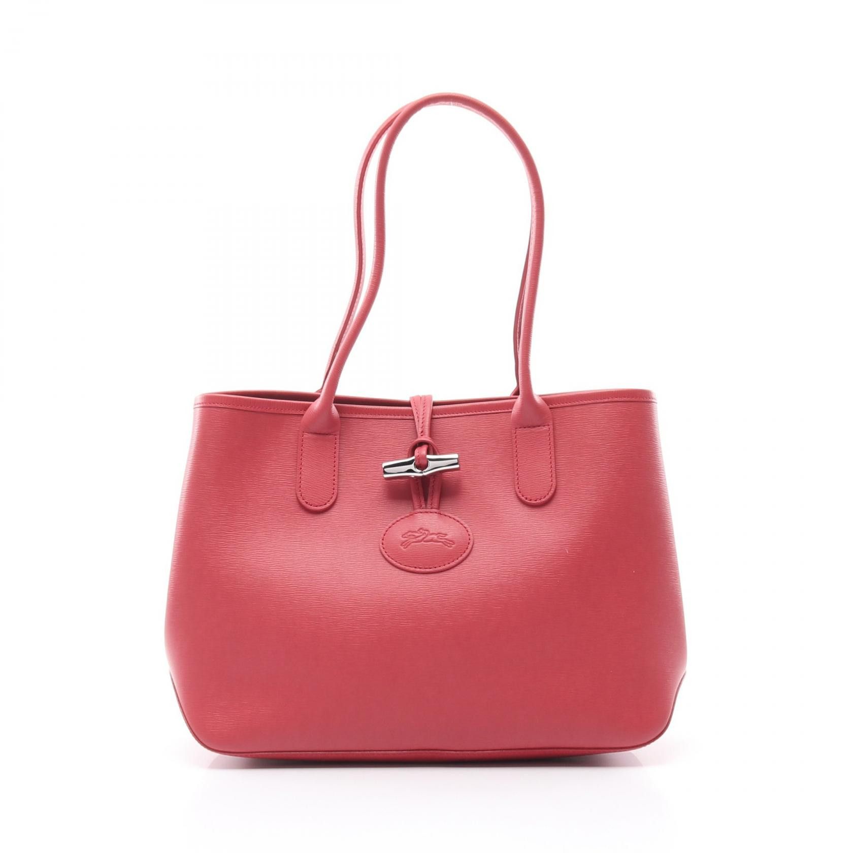 Longchamp Longchamp Roseau Leather Tote Bag Leather Tote Bag 2685 871 in Pink, Women's