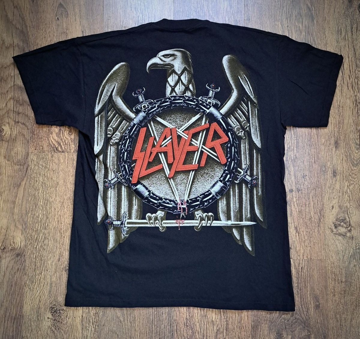 Band Tees SLAYER x Vintage T-Shirt Size US XL / EU 56 / 4 - 2 Thumbnail