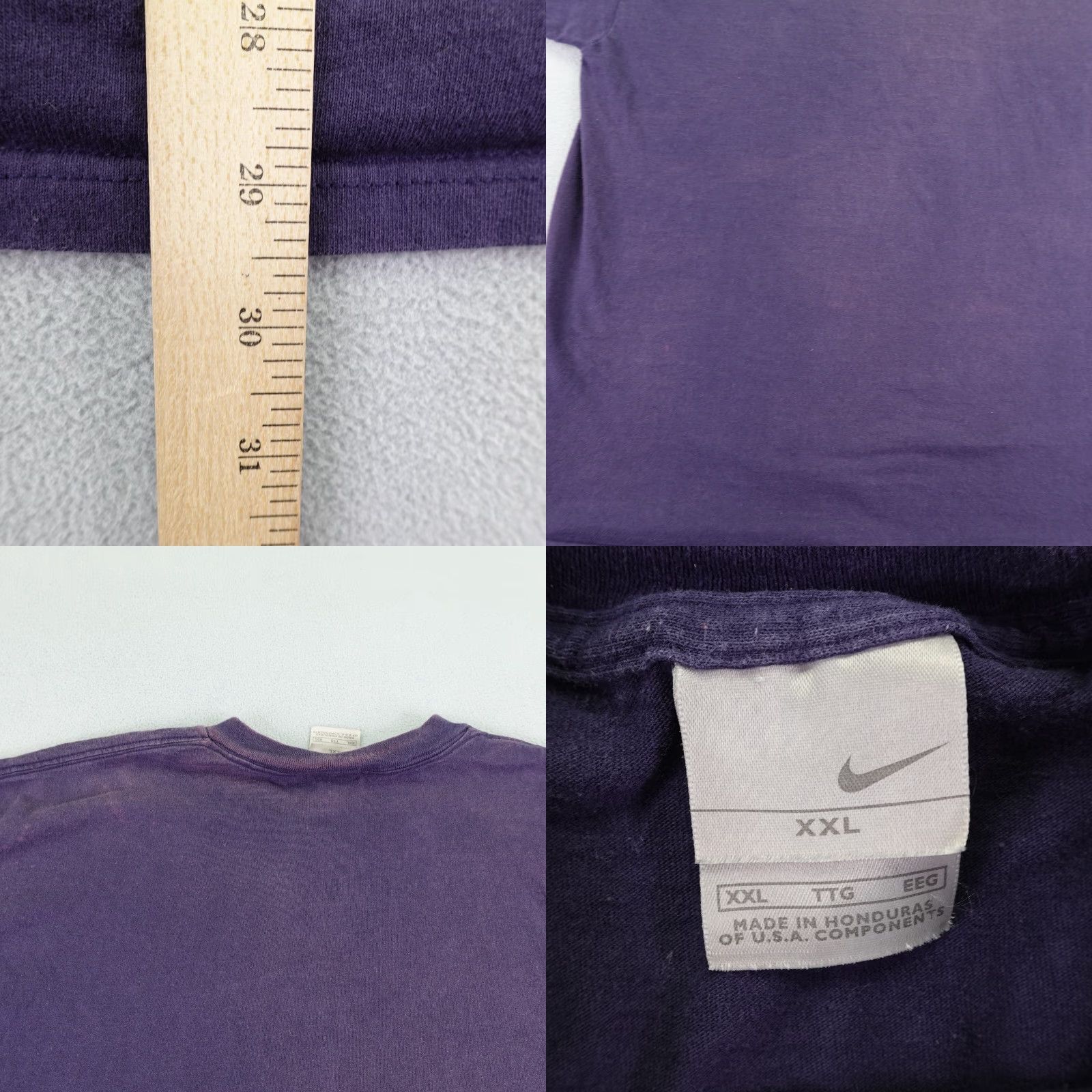 VINTAGE Nike Shirt Mens 2XL Blue 99 MPH Fast Ball Pitch Baseball Y2K Tee Shirt