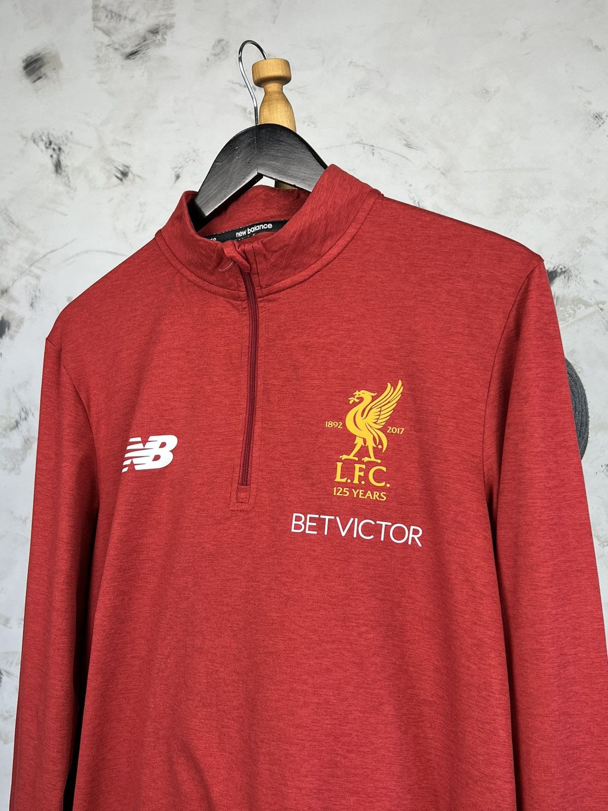 New Balance New Balance Liverpool Training Long Sleeve Jersey Size L-XL Size US L / EU 52-54 / 3 - 3 Thumbnail