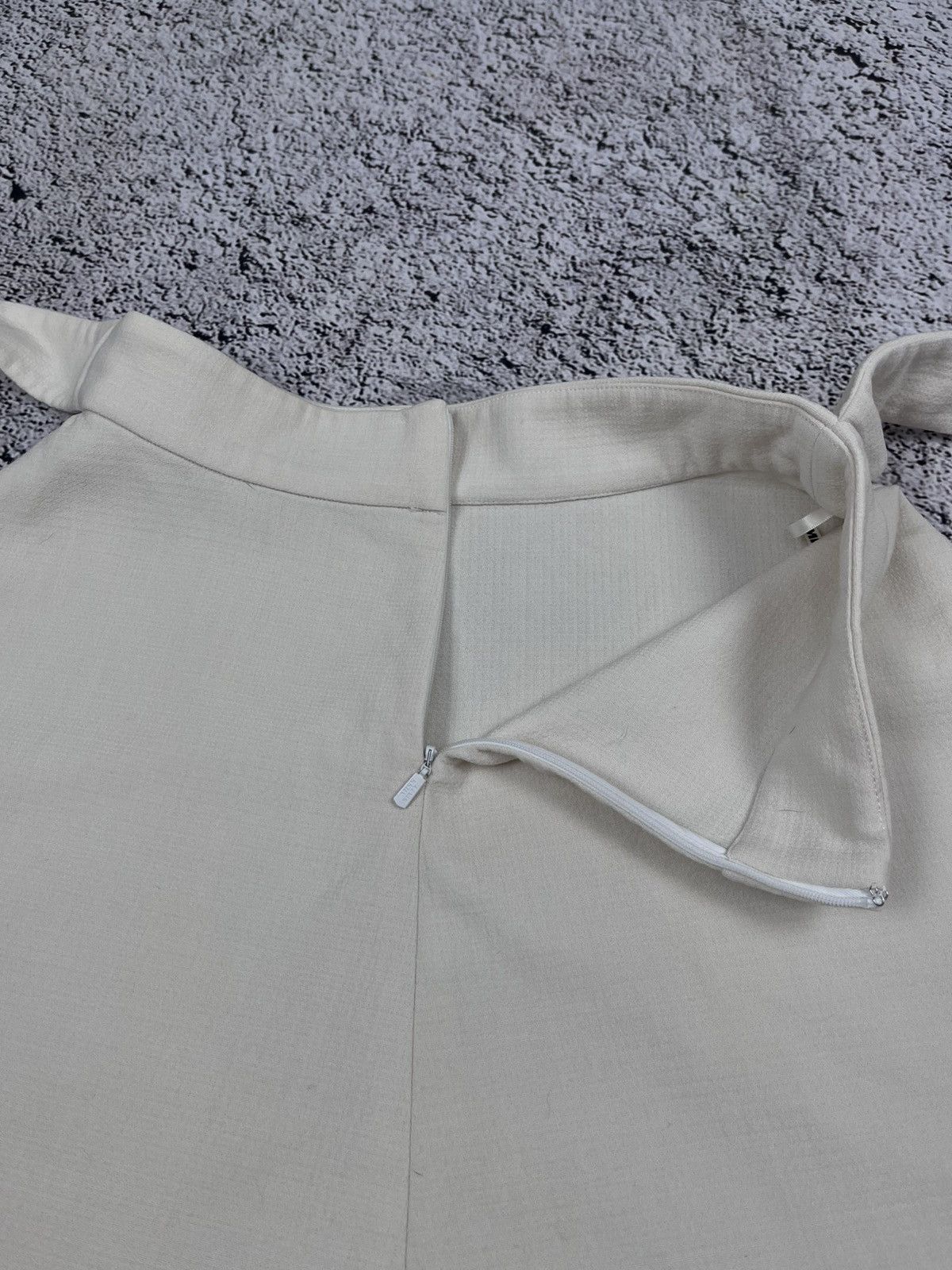 Miss Sixty Vintage Miss Sixty Cream Midi Skirt size L Size 32" / US 10 / IT 46 - 6 Thumbnail