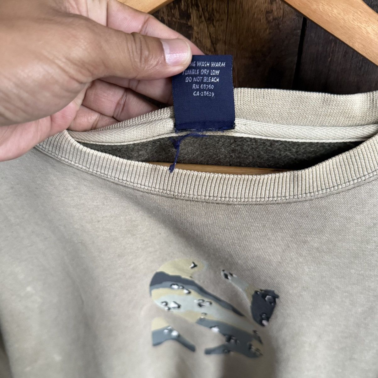 Stussy Vintage 90’s Stussy S Camo Crewneck sunfaded Size US L / EU 52-54 / 3 - 4 Thumbnail