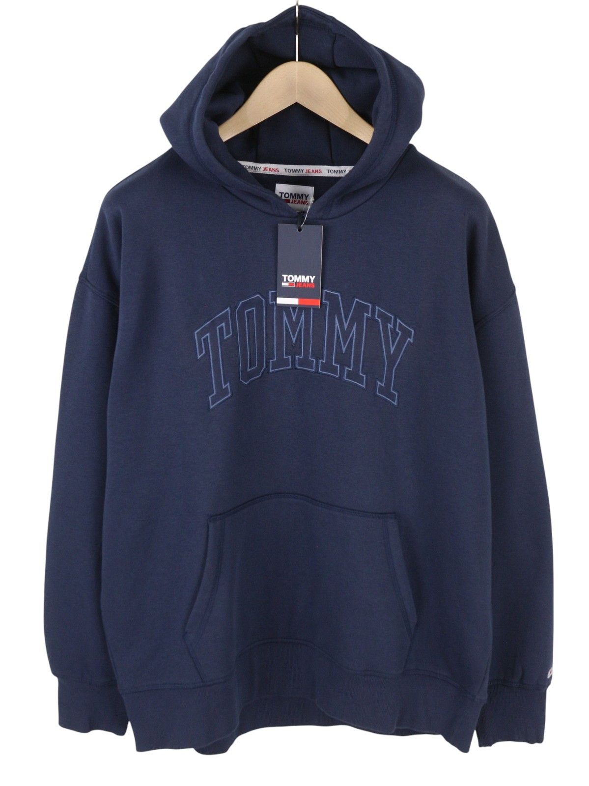 Tommy Hilfiger COLLEGE WASH L Dark Blue Pullover Hoodie 87408 Size US L / EU 52-54 / 3 - 3 Thumbnail