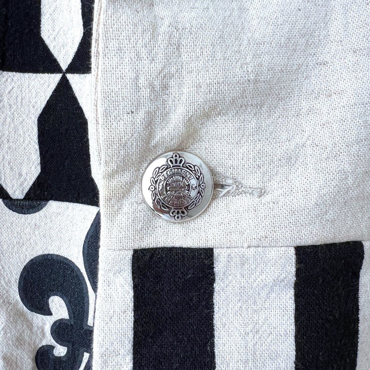 KTZ K.T.Z kokon to zai linen printed single jacket Size US S / EU 44-46 / 1 - 6 Thumbnail