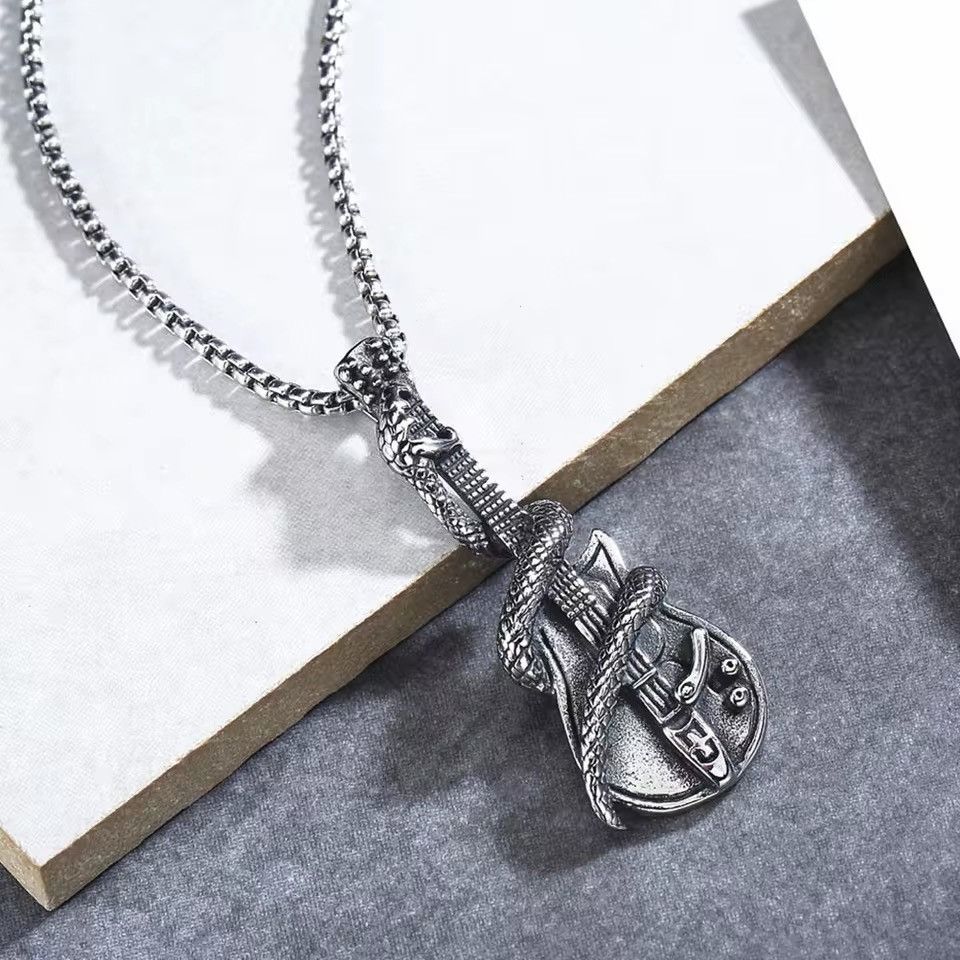 Jewelry × Vintage Guitar Necklace Size ONE SIZE - 1 Thumbnail