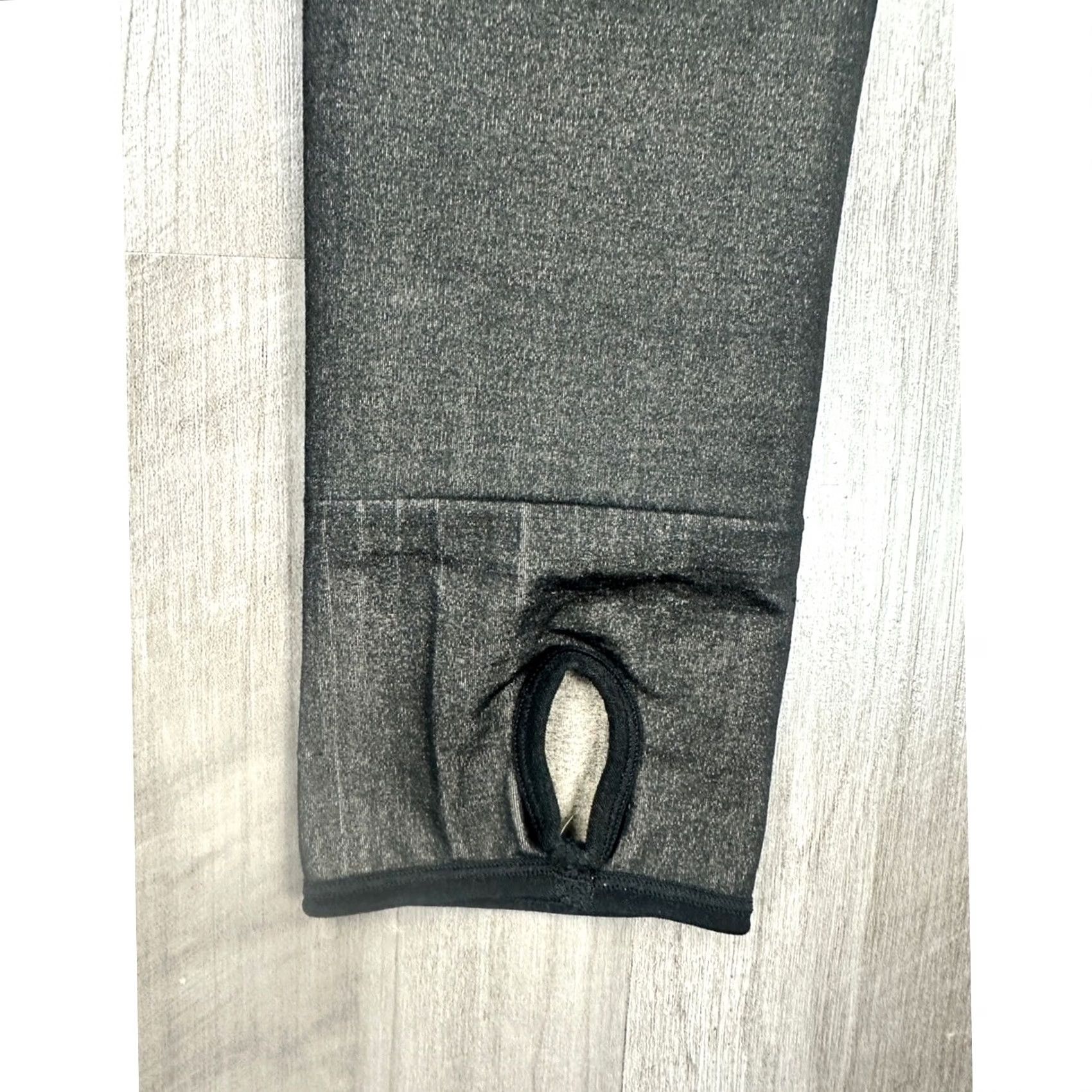 Vintage Women’s Fleece Lined Stirrup Leggings Black Grey Winter Thermal M Leggings Women Size 32" / US 10 / IT 46 - 5 Thumbnail