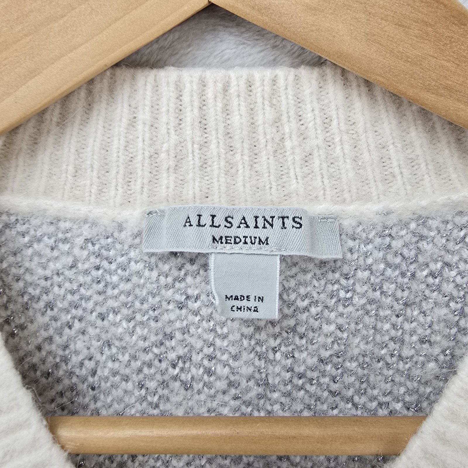 Allsaints All Saints Star Jumper Sweater Womens Medium M Wool Alpaca Size M / US 6-8 / IT 42-44 - 4 Thumbnail