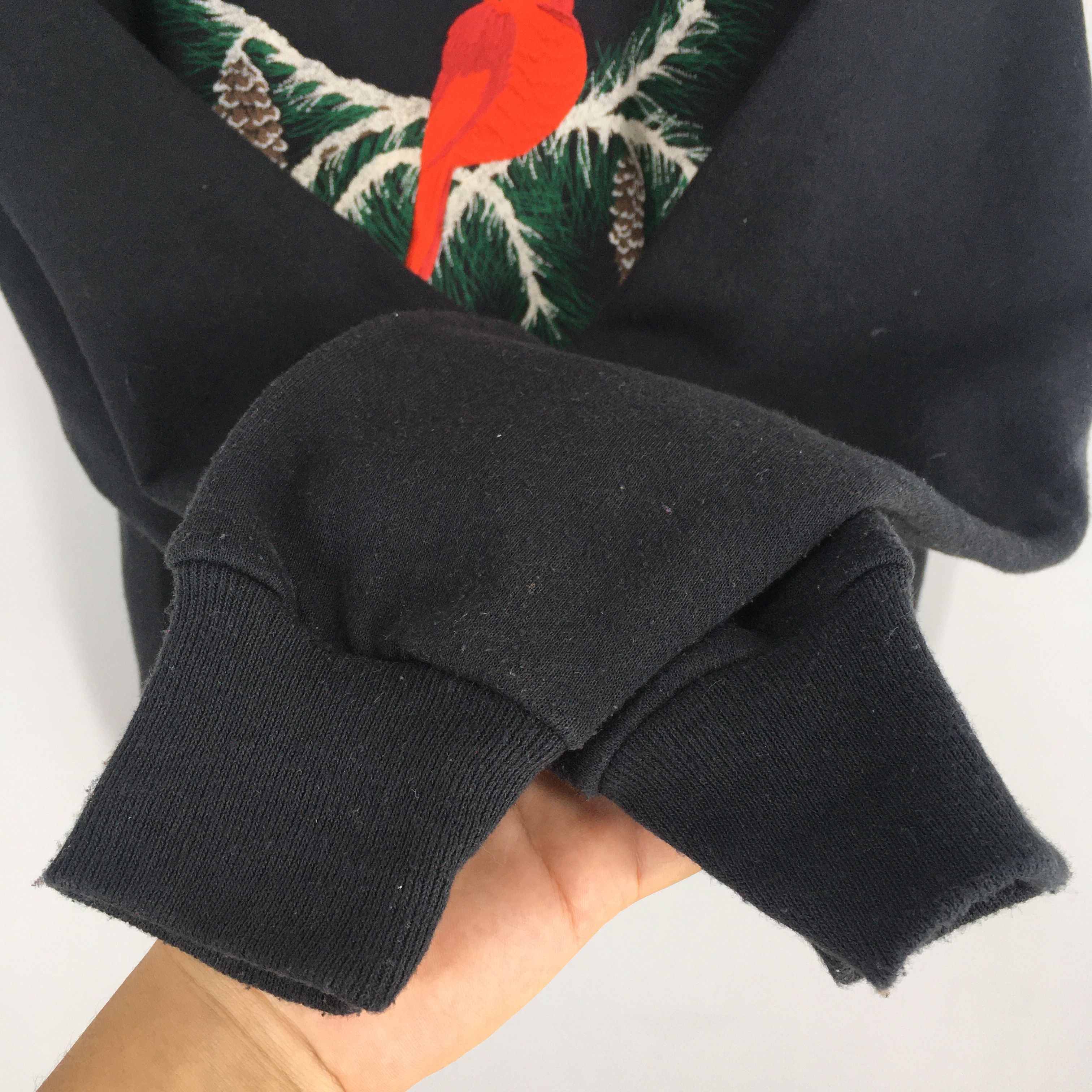Hanes × Vintage Vintage 90s Morning Suns Cardinal Bird Sweatshirt Medium Size US M / EU 48-50 / 2 - 5 Thumbnail