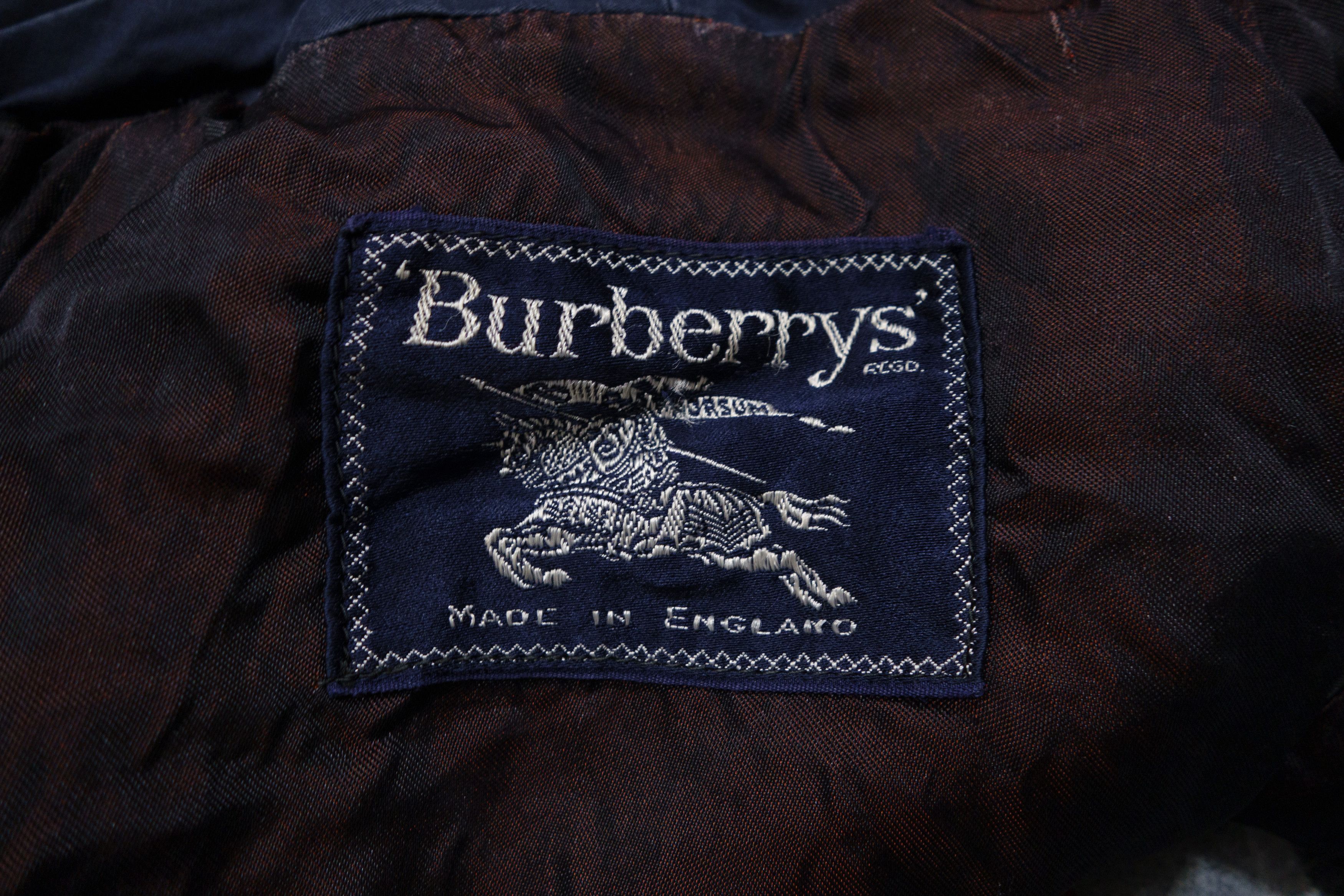Burberry 90S Trench Coat Vintage Size L / US 10 / IT 46 - 9 Thumbnail