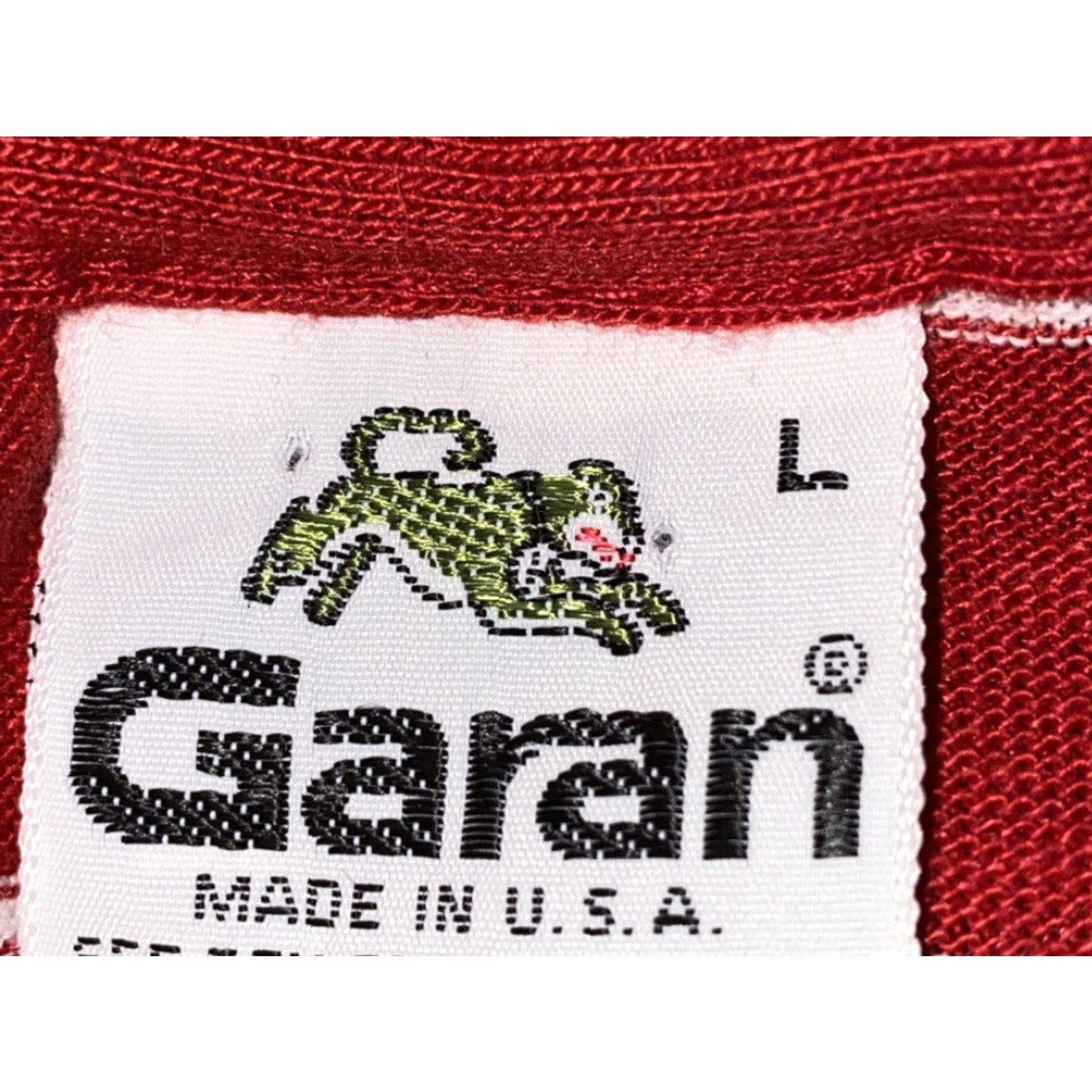 Vintage VINTAGE Garan Polo Shirt Golf Mens Short Sleeve Striped Red Size L USA Made Size US L / EU 52-54 / 3 - 6 Thumbnail