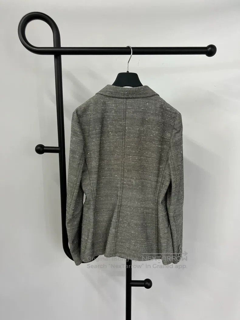 Dior Dior Gray double-breasted gun collared suit jacket Size S / US 4 / IT 40 - 4 Thumbnail