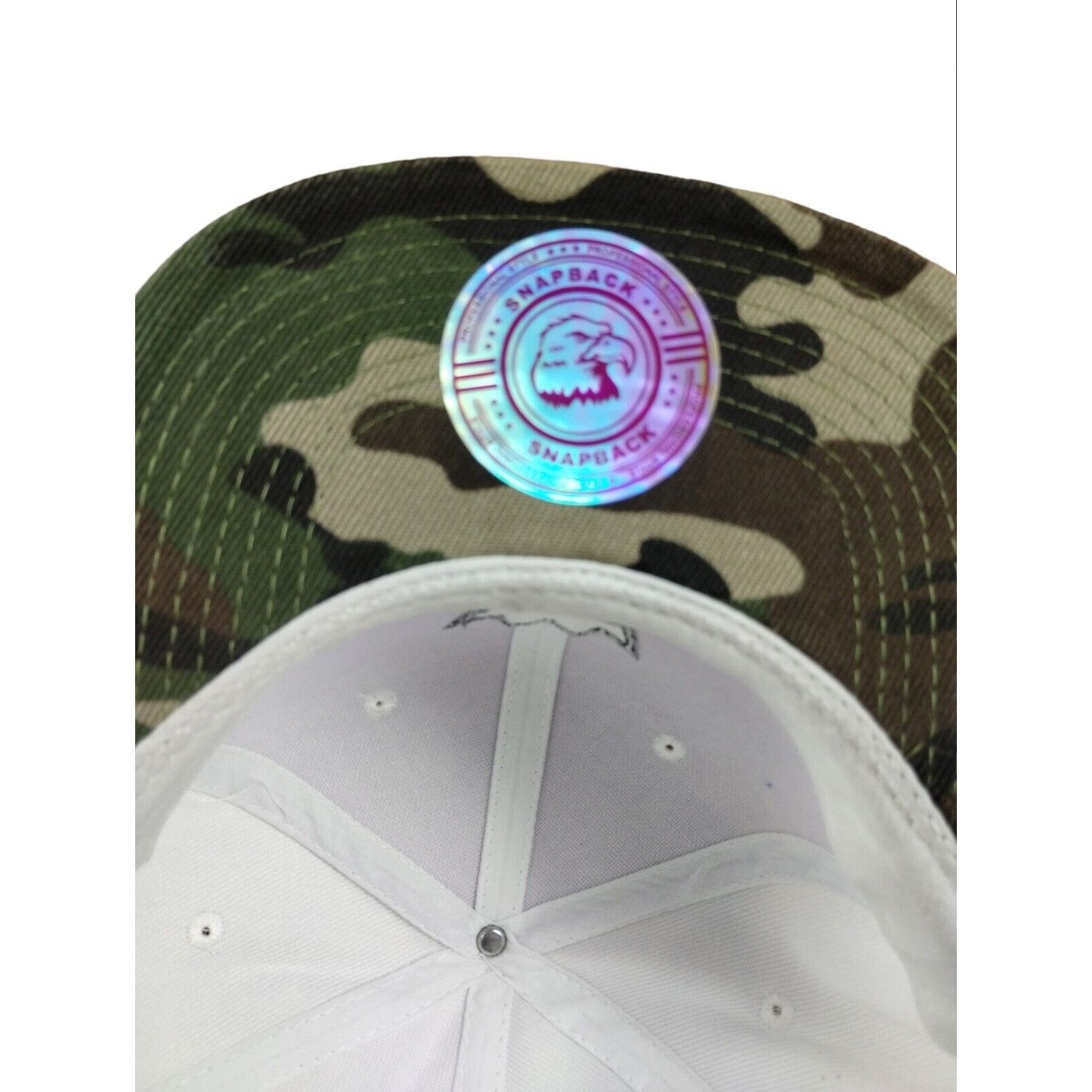 Other Crown Wsted Youth Classic Snapback Baseball Cap White and Ca Size ONE SIZE - 9 Thumbnail